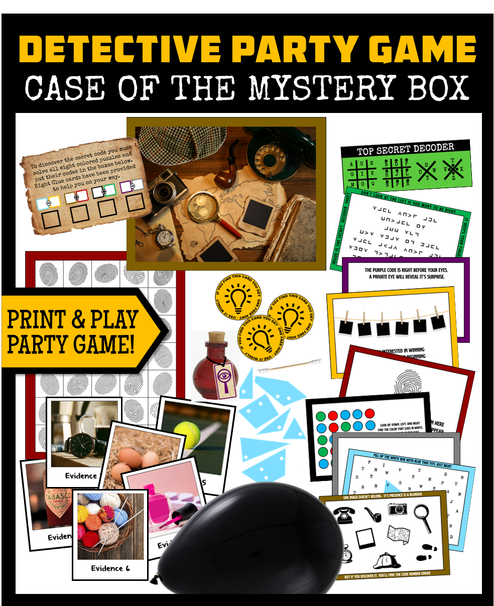 Detective Mystery Party Game Detective Mystery Party Game