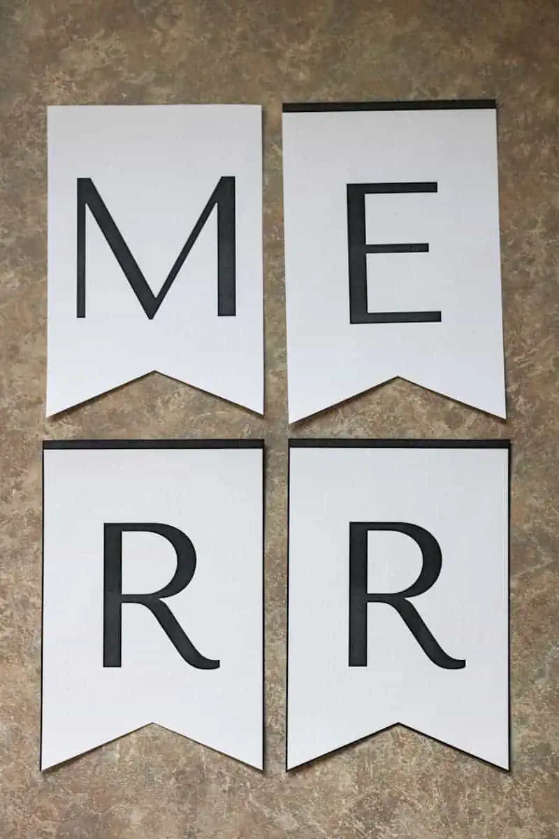 Diy Merry Christmas Banner Free Printable Diy Merry Christmas Banner Free Printable