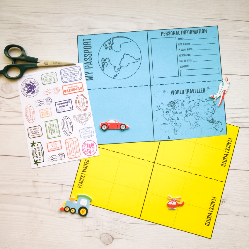 Diy Mini Passport Book Diy Mini Passport Book