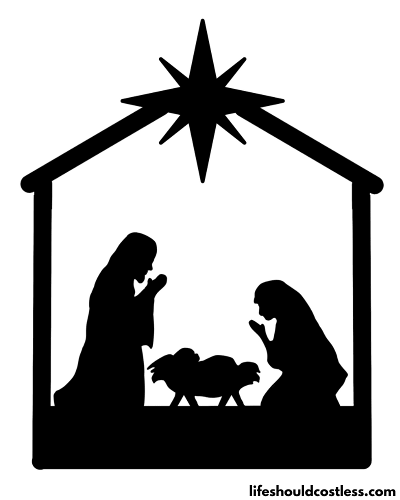 Diy Nativity Silhouette Yard Decor Diy Nativity Silhouette Yard Decor