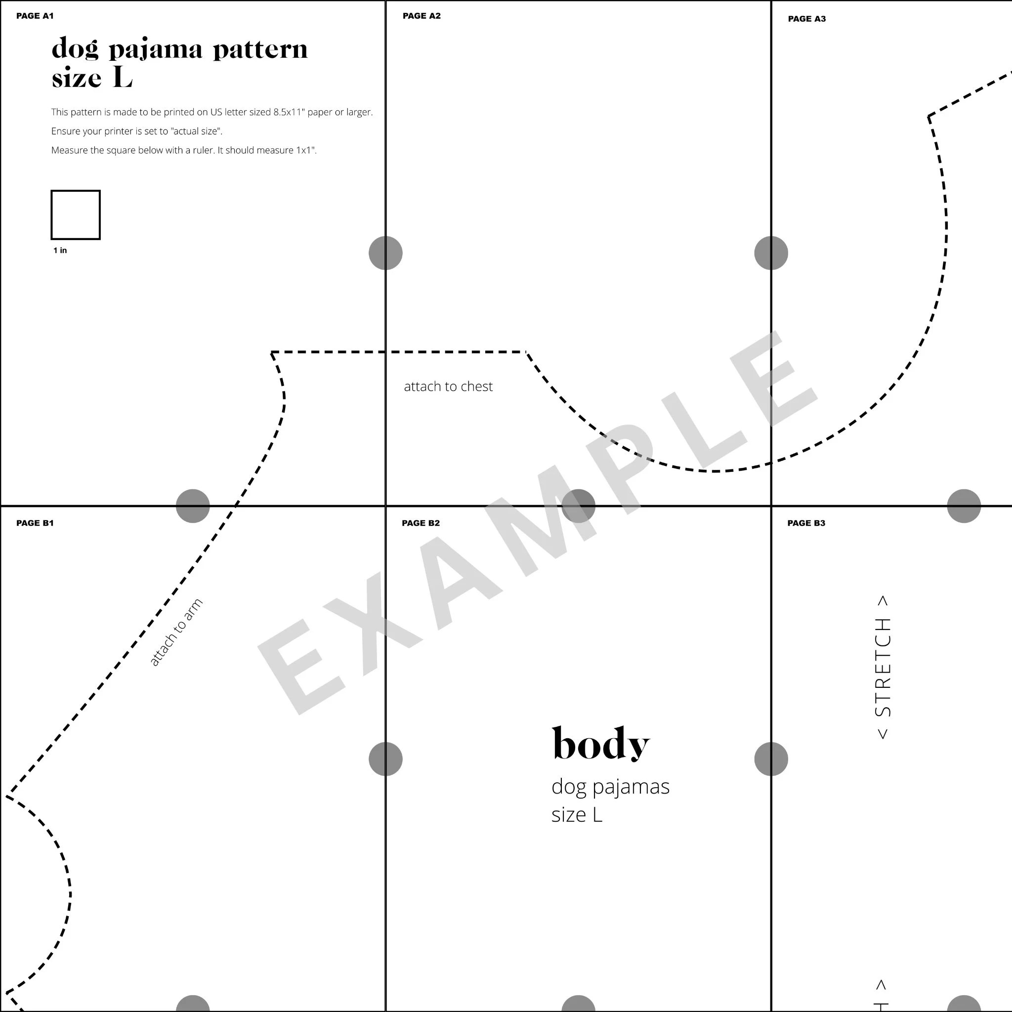 Dog Pajamas Sewing Pattern Pdf Download