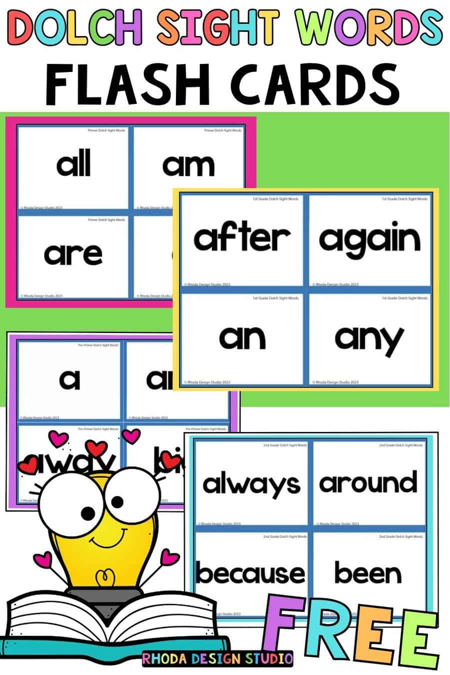 Dolch Sight Word Flash Cards
