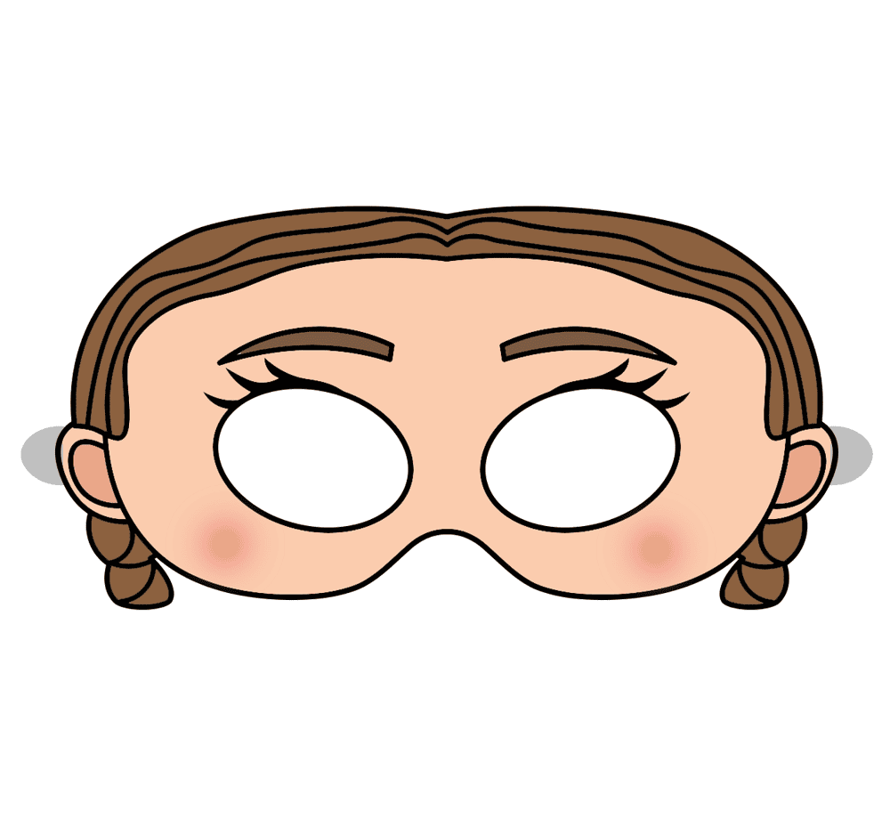 Dorothy Gale From Wizard Of Oz Paper Mask Template
