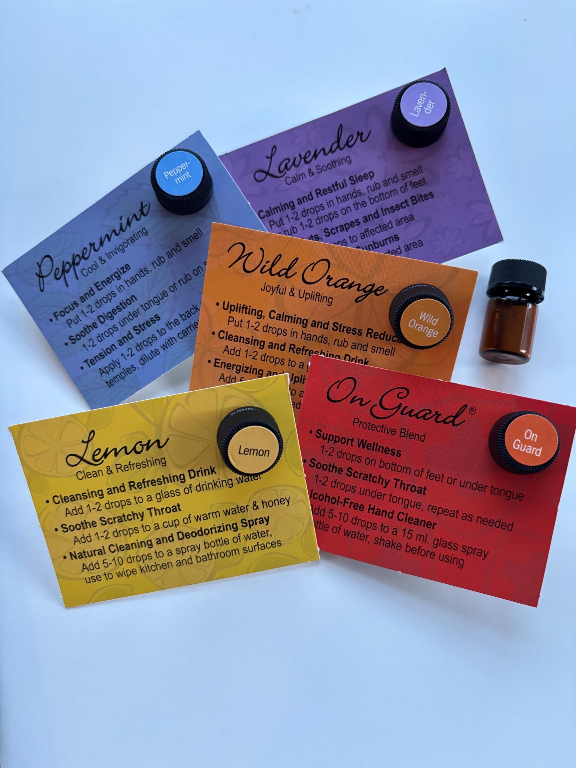 free printable doterra sample cards