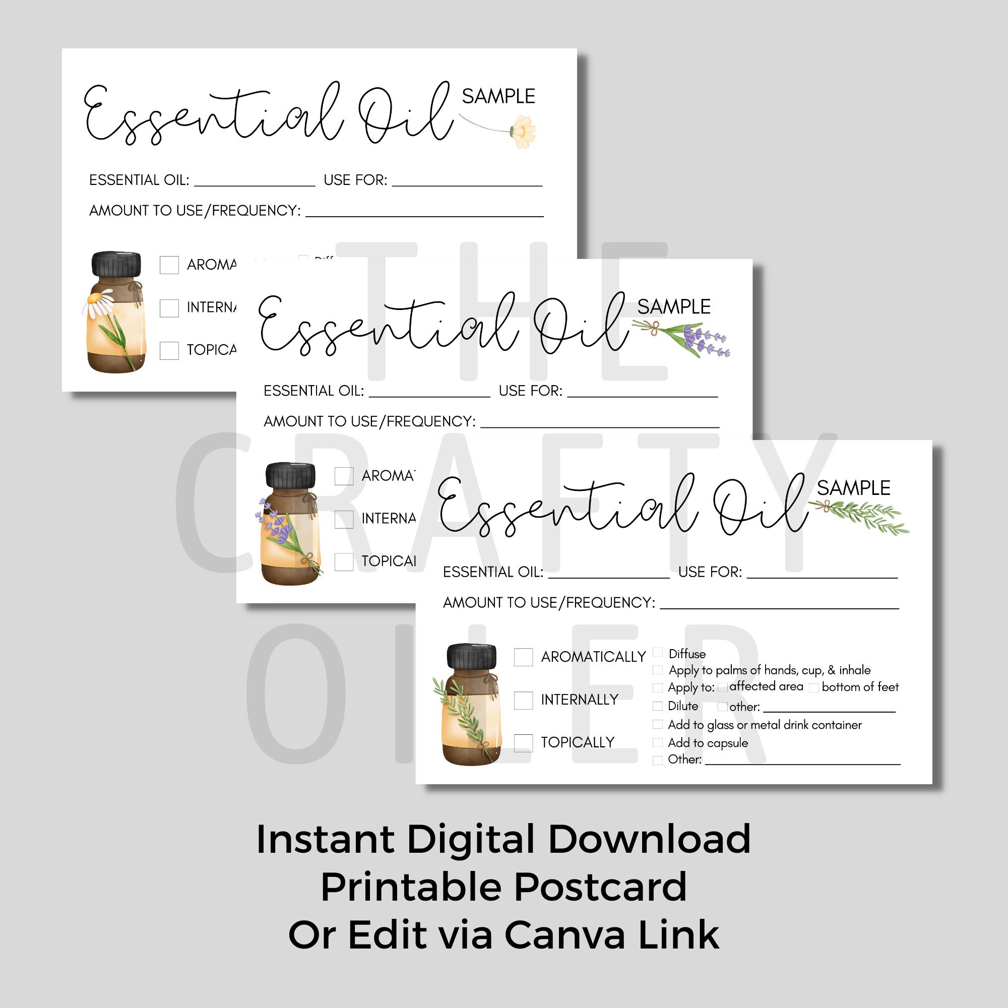 Doterra Sample Cards
