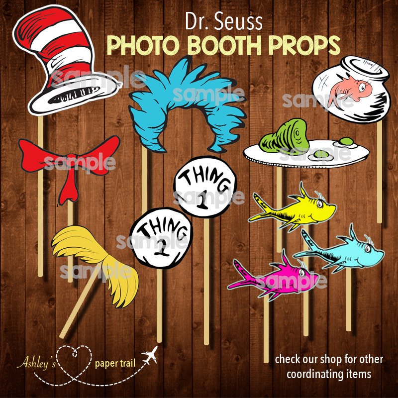 free printable dr seuss photo props free printable dr seuss photo props
