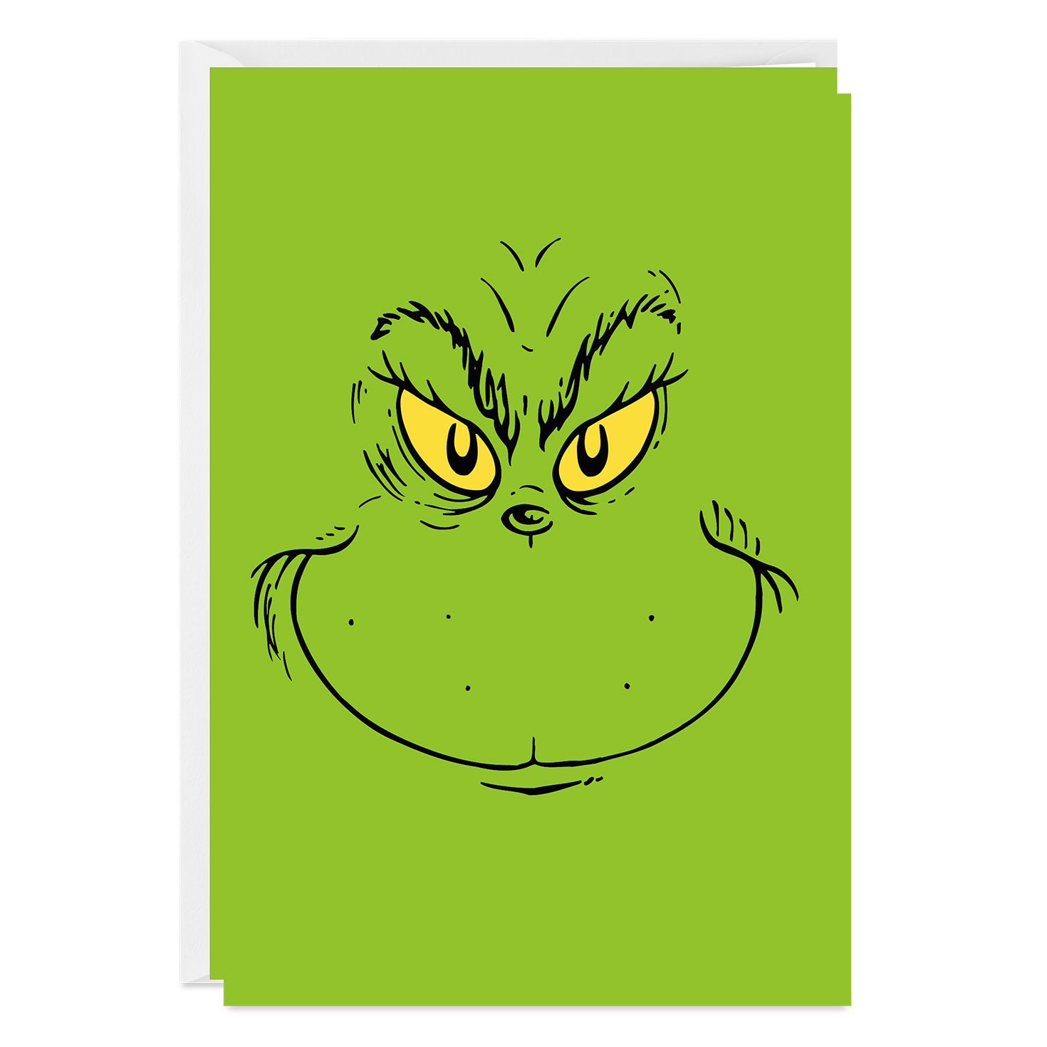 Dr Seusss How The Grinch Stole Christmas Grinch Face Custom Christmas Card 2PGM3425 Dr Seusss How The Grinch Stole Christmas Grinch Face Custom Christmas Card 2PGM3425