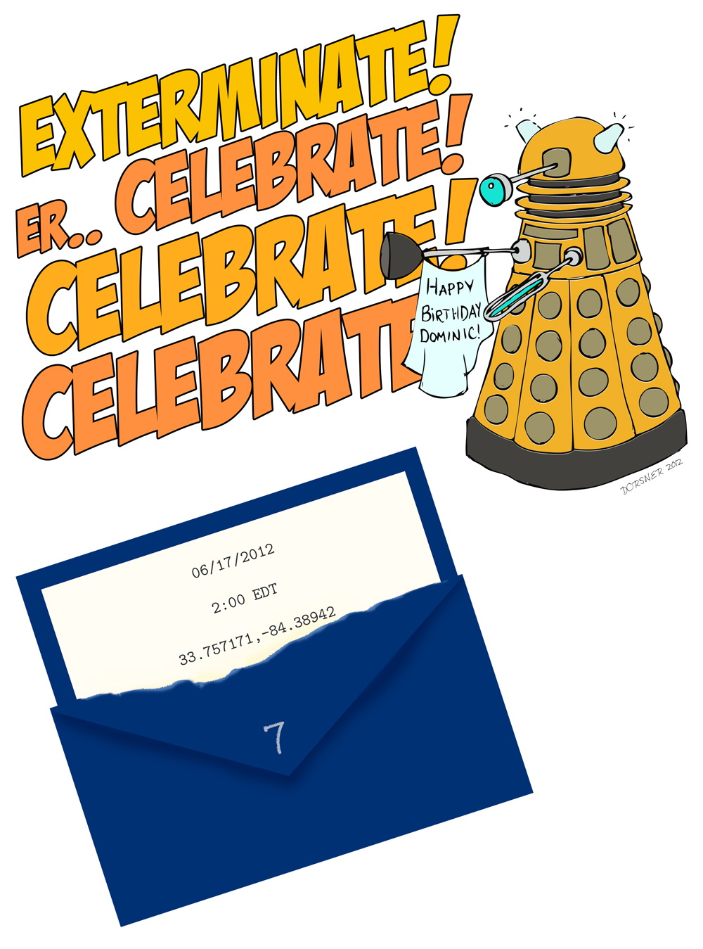 Dr Who Birthday Party Invitation Downloadable Template Too