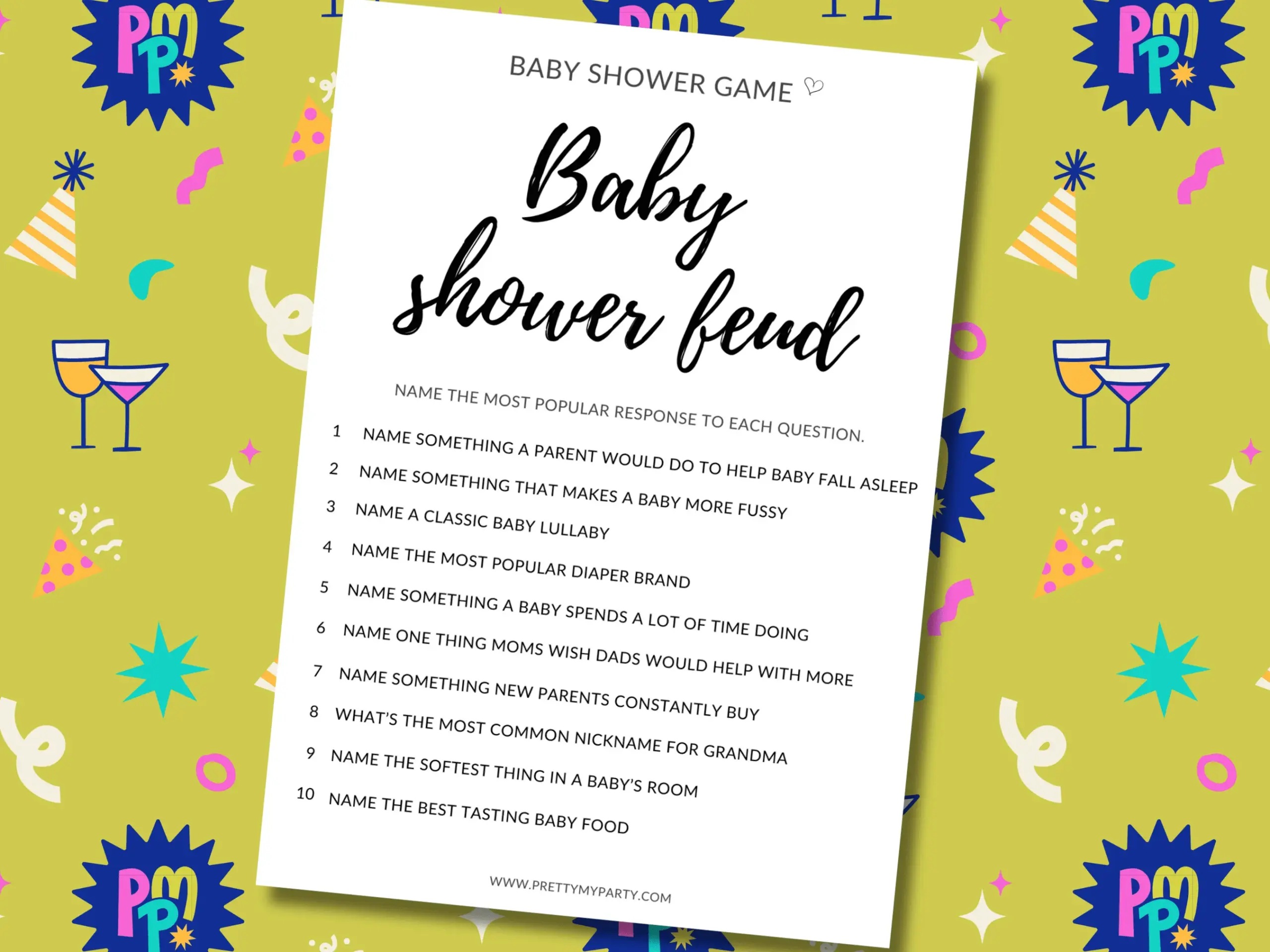 Easy To Play And Free Printable Baby Shower Games