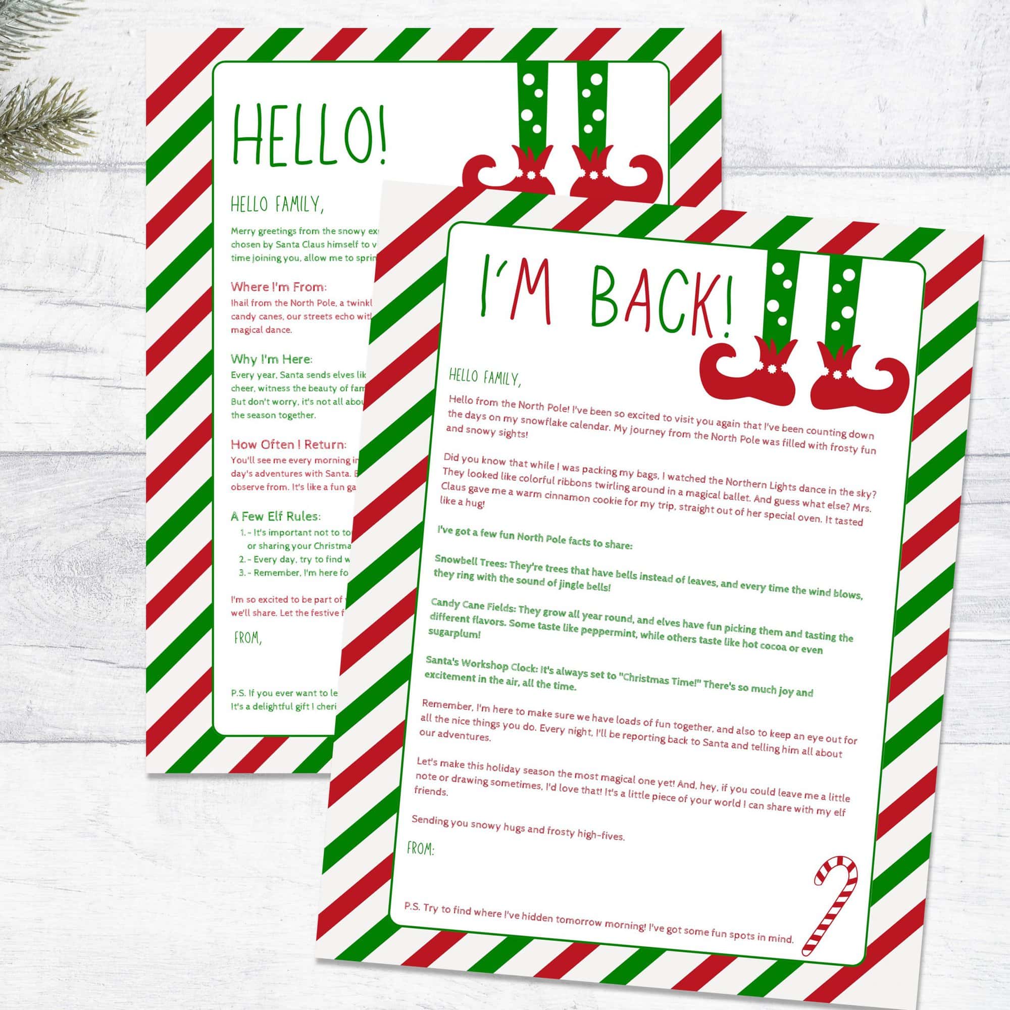 Elf Arrival Letter Elf Arrival Letter