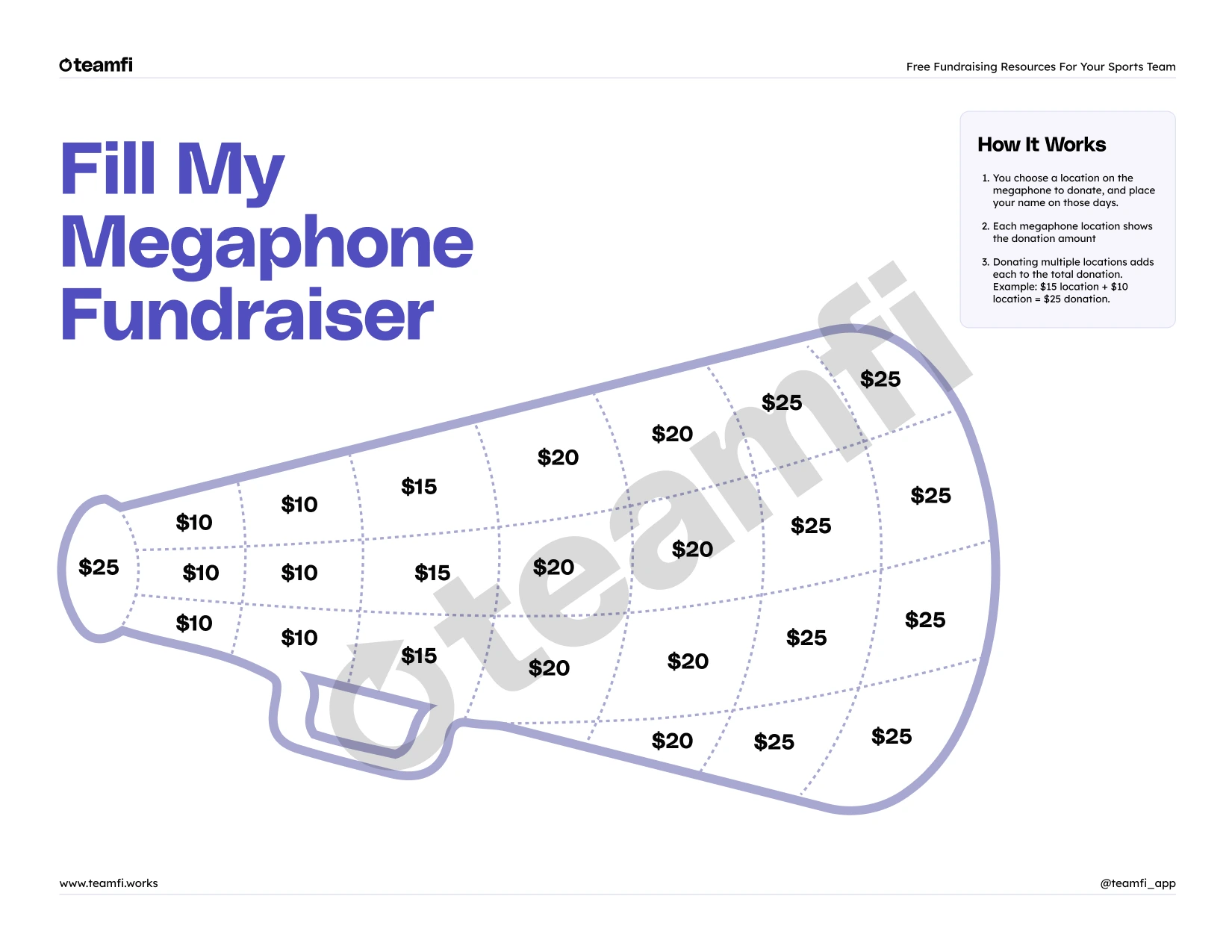 Fill My Megaphone Fundraiser Template Get Started Today Fill My Megaphone Fundraiser Template Get Started Today
