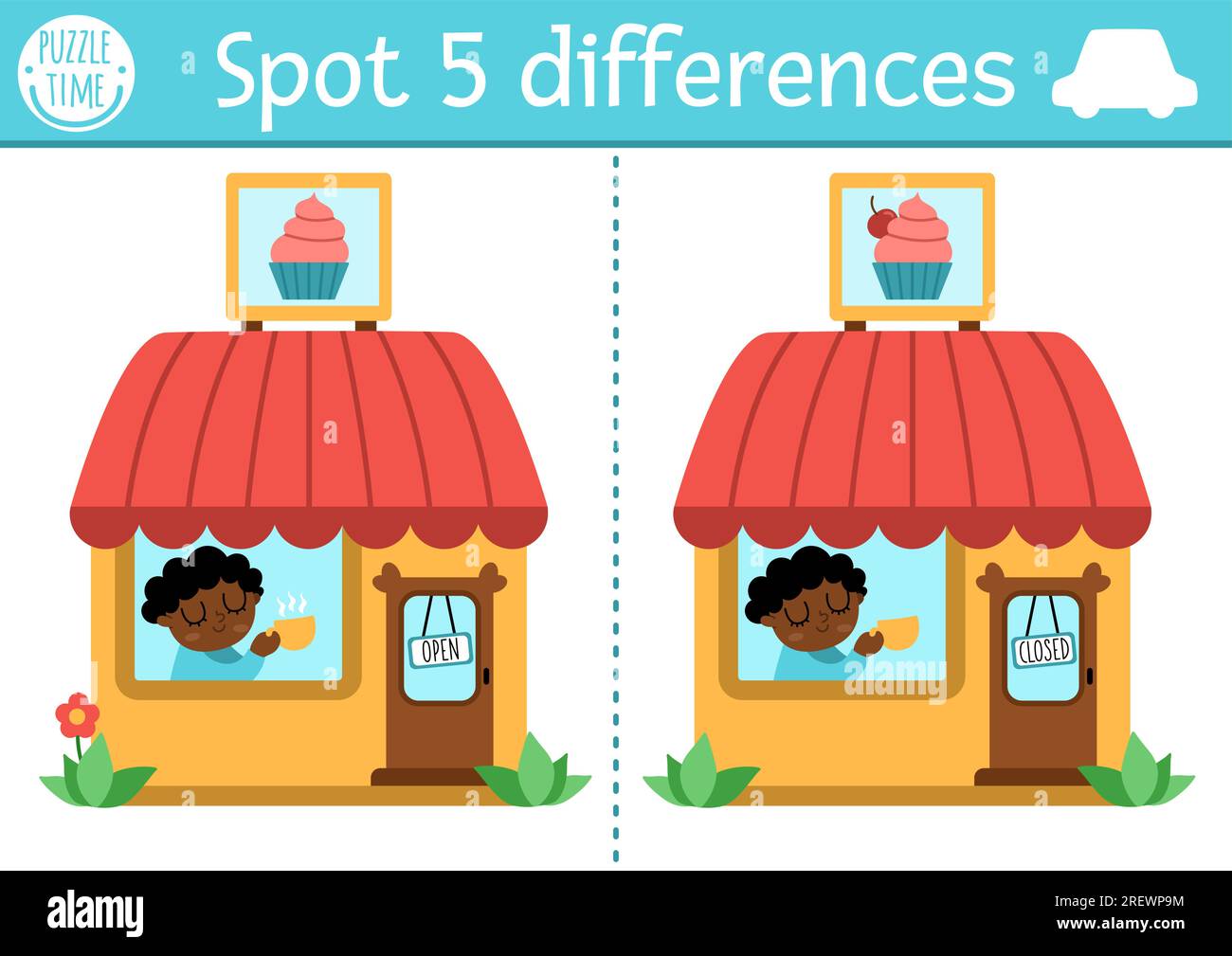 Find Differences Game For Children Educational Activity With Cozy Cafe With Man Drinking Tea Cute Puzzle For Kids With Small Coffee Shop Printable Image559903280 Find Differences Game For Children Educational Activity With Cozy Cafe With Man Drinking Tea Cute Puzzle For Kids With Small Coffee Shop Printable Image559903280