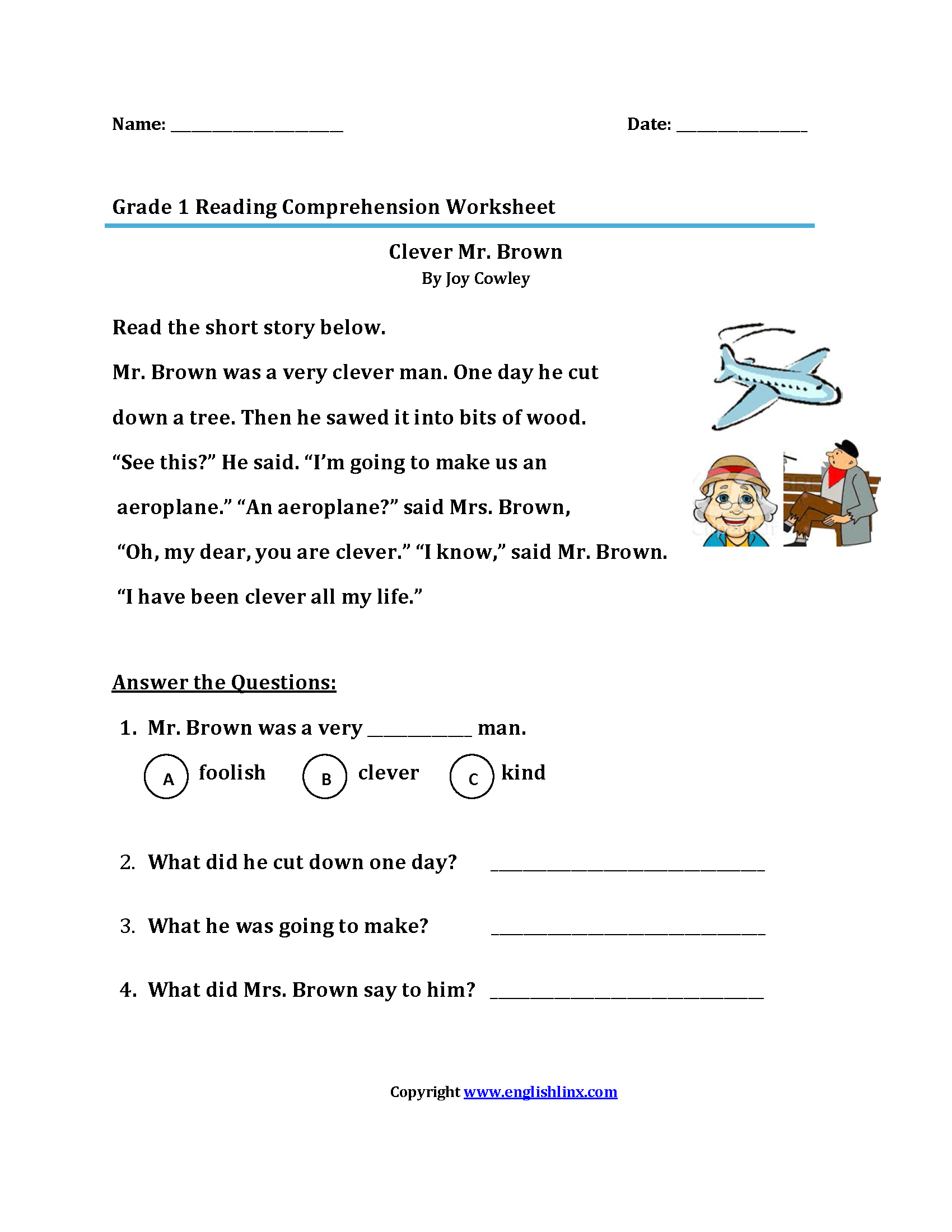 free printable reading assessment test
