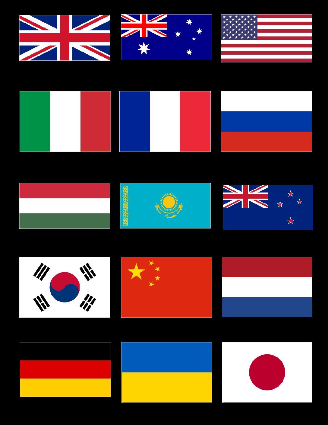 Flags Of The World Cards Flags Of The World Cards