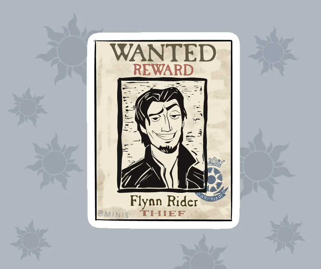 Flynn Rider Wanted Poster Tangled