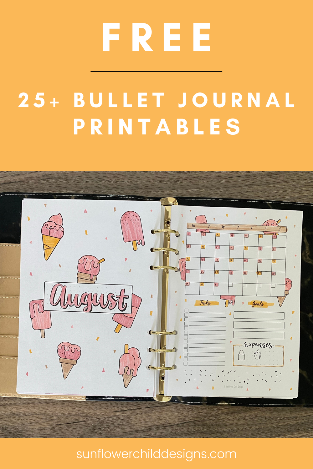 Free Bullet Journal Printables Ice Cream Bullet Journal Free Bullet Journal Printables Ice Cream Bullet Journal