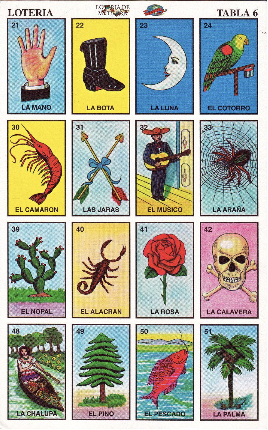 Free Family Art Day Personalized Mexican Loteria Boards Free Family Art Day Personalized Mexican Loteria Boards