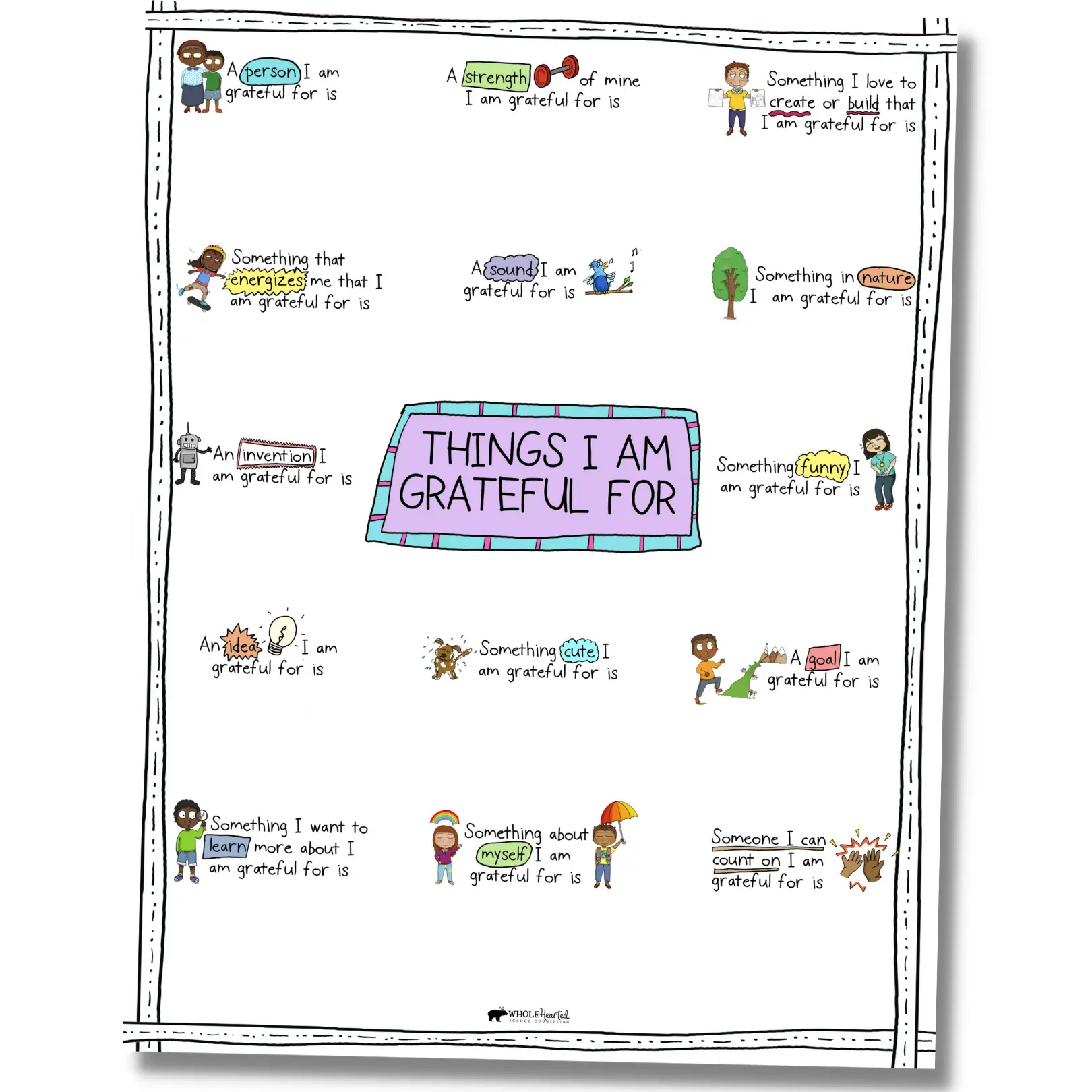 Free Gratitude Worksheet For Kids Free Gratitude Worksheet For Kids