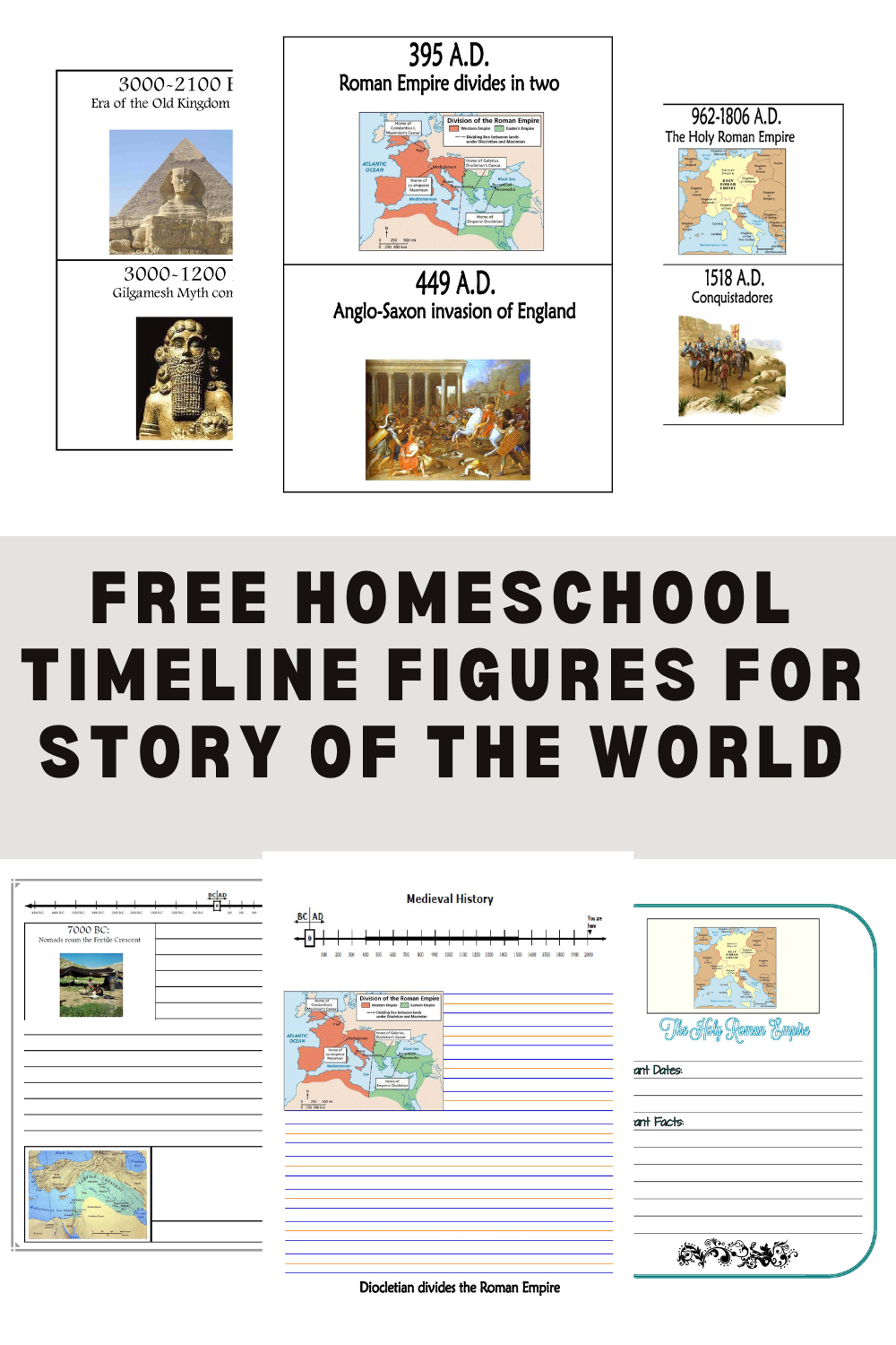 Free Homeschool Timeline Figures For Story Of The World Free Homeschool Timeline Figures For Story Of The World