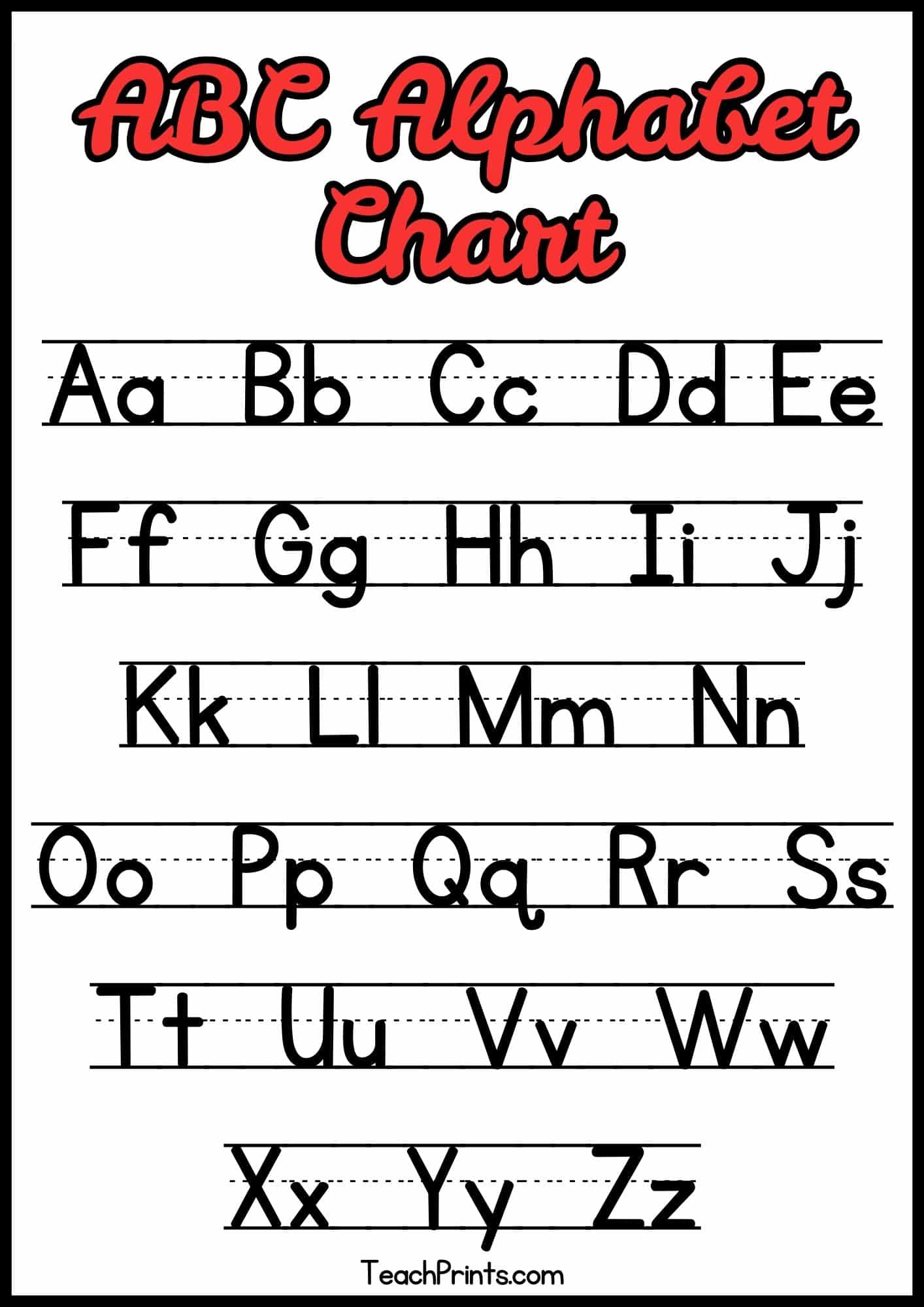 free printable a4 letters of the alphabet
