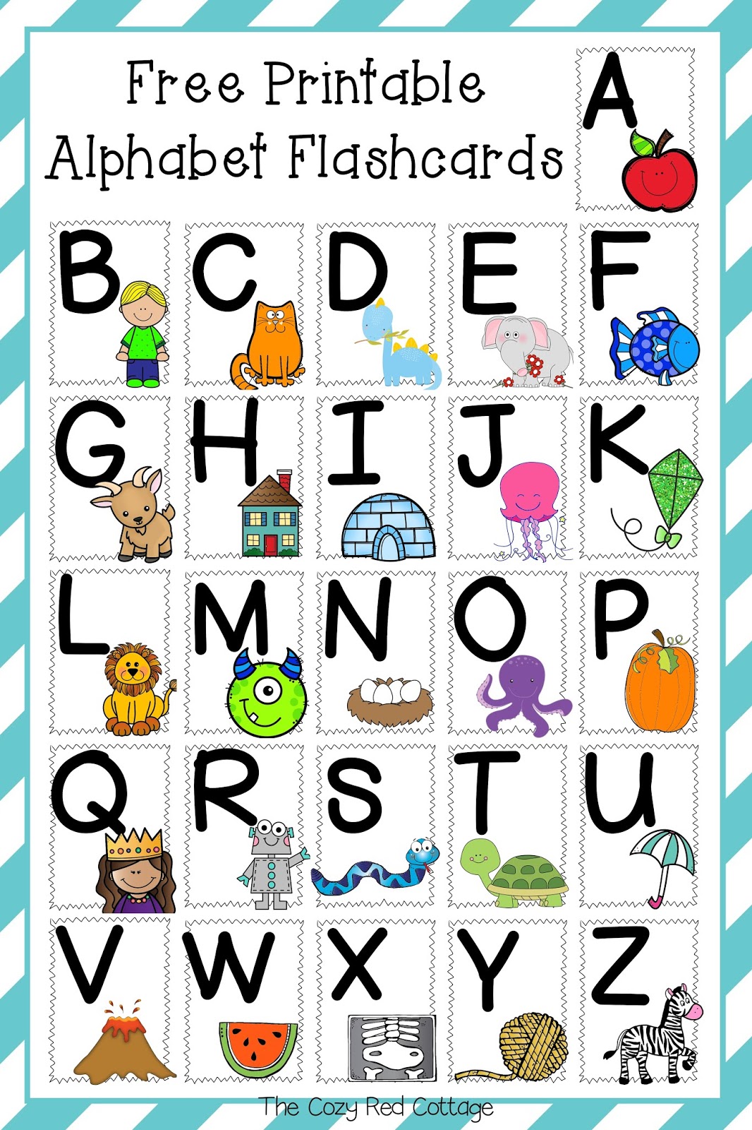 Free Printable Alphabet Flashcards