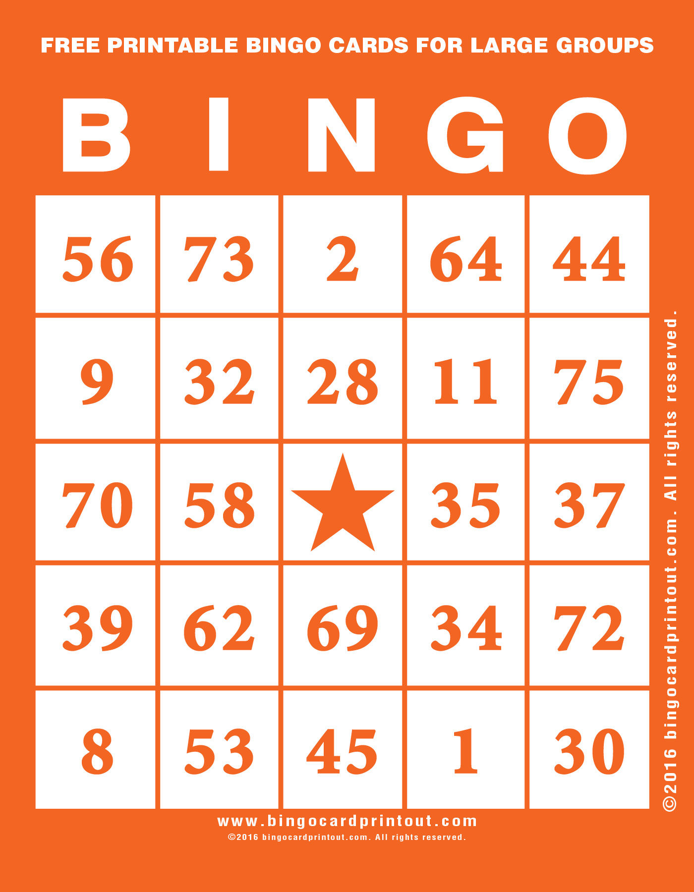 Free Printable Bingo Cards Large Groups Free Printable Bingo Cards Large Groups