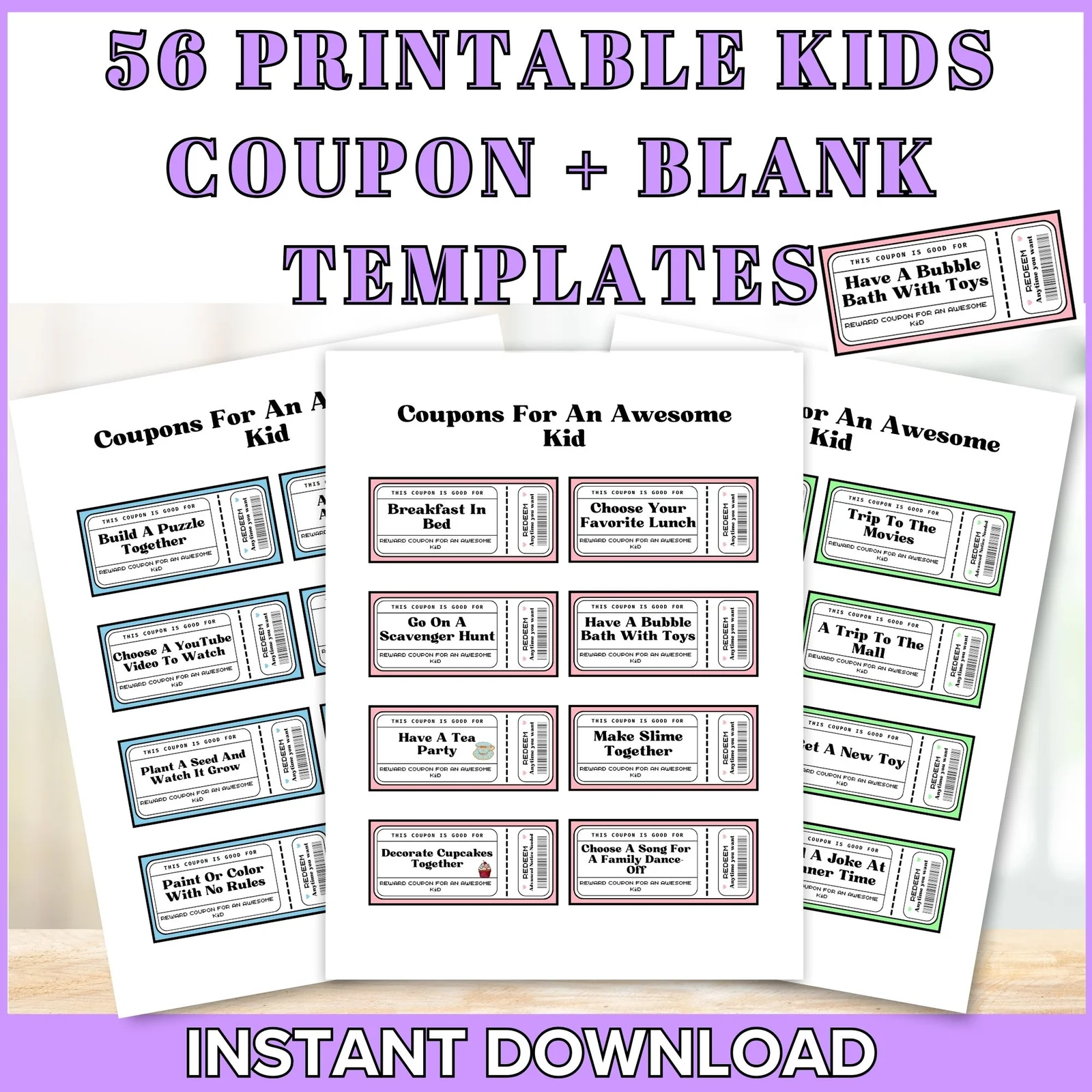 Free Printable Coupons For Kids Pdf