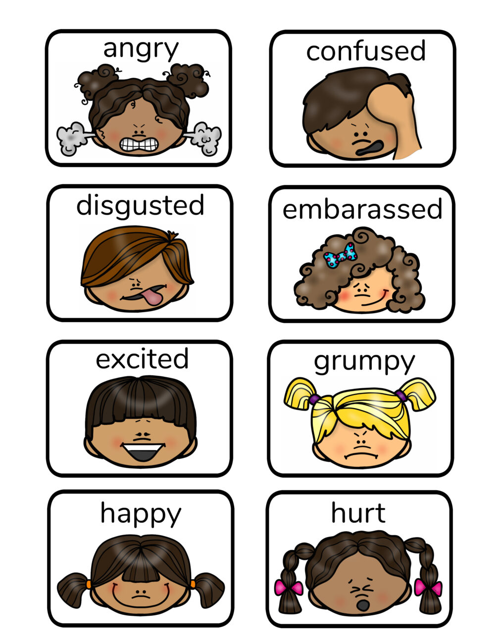 free printable mood cards free printable mood cards