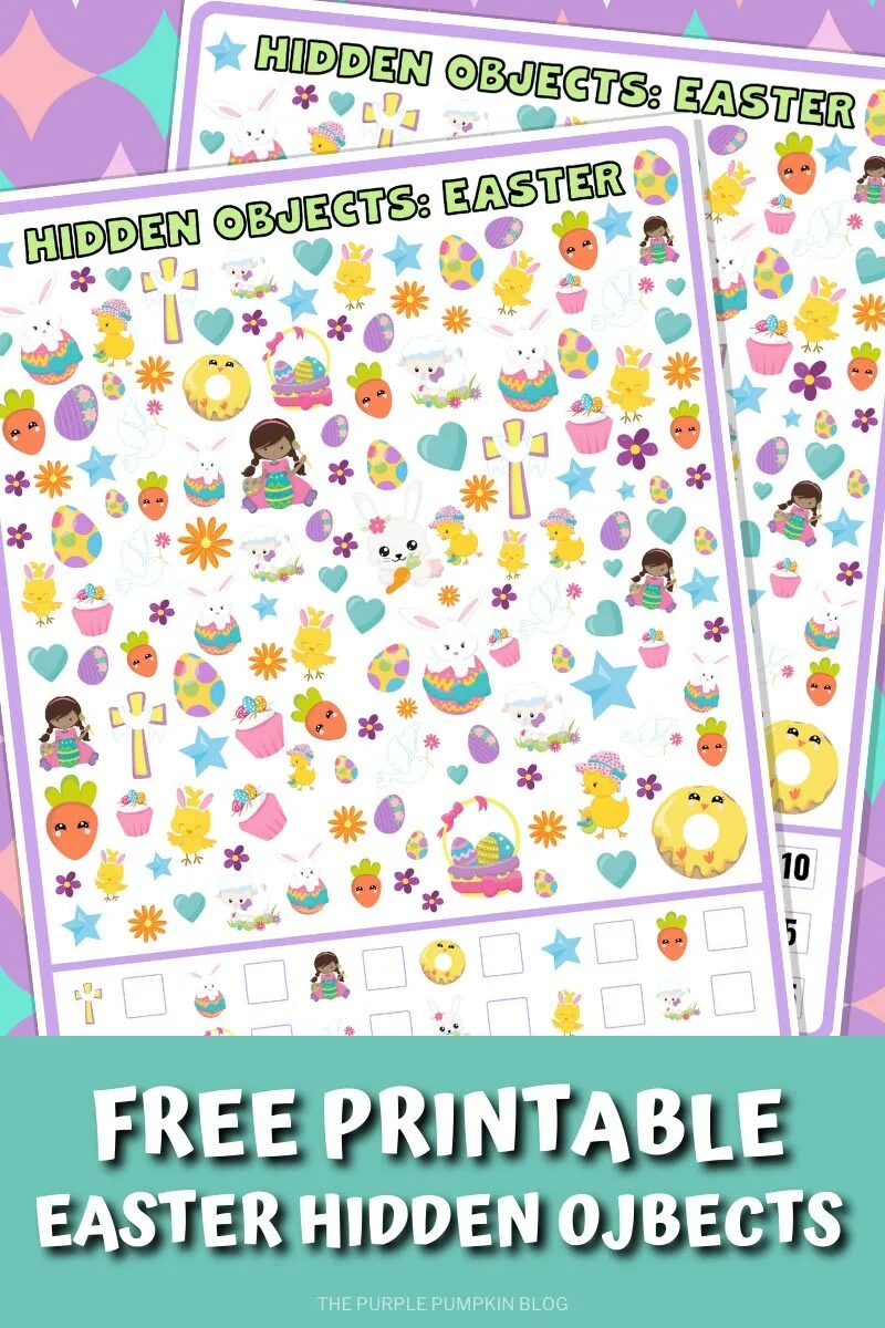 Free Printable Hidden Objects Easter Game I Spy Easter Free Printable Hidden Objects Easter Game I Spy Easter