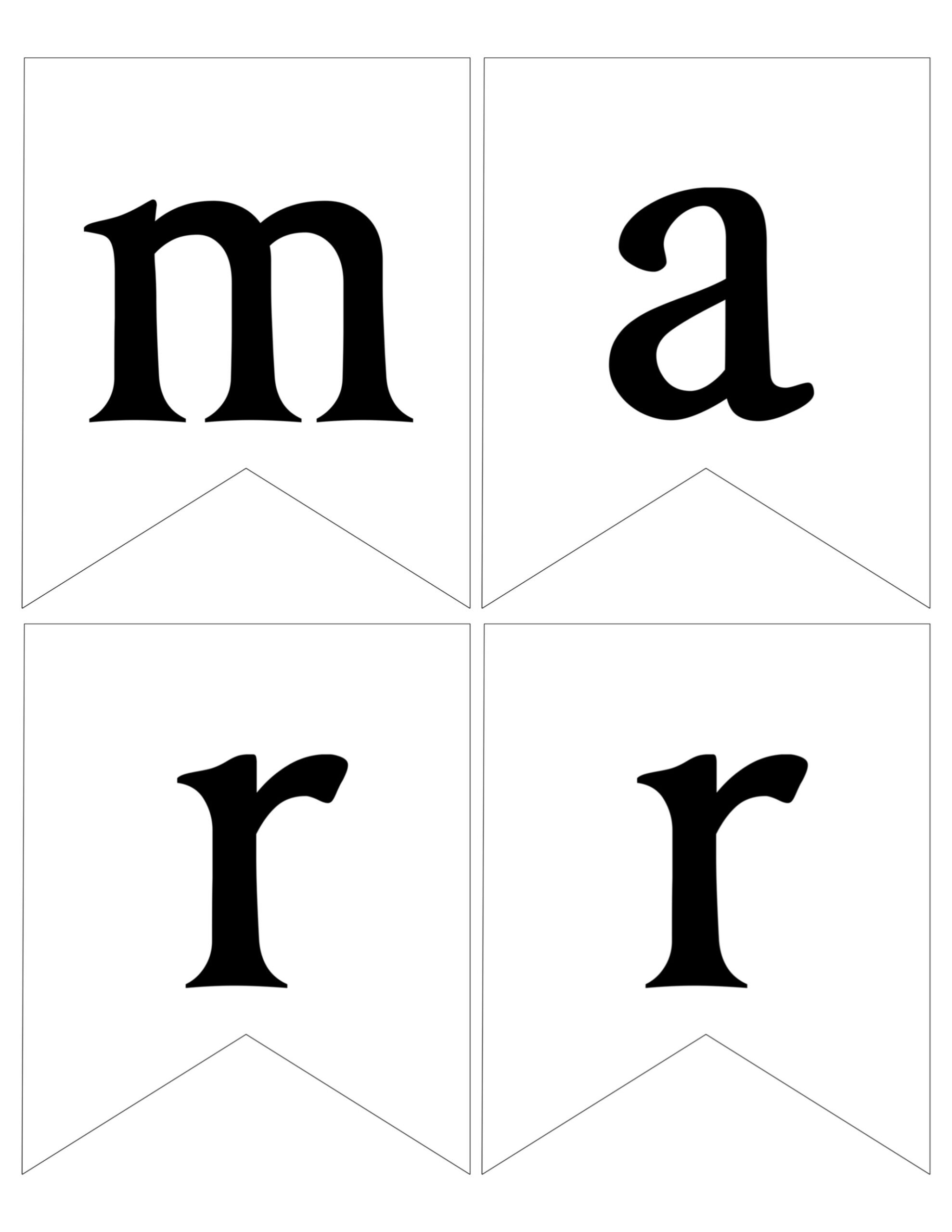 Free Printable Just Married Banner