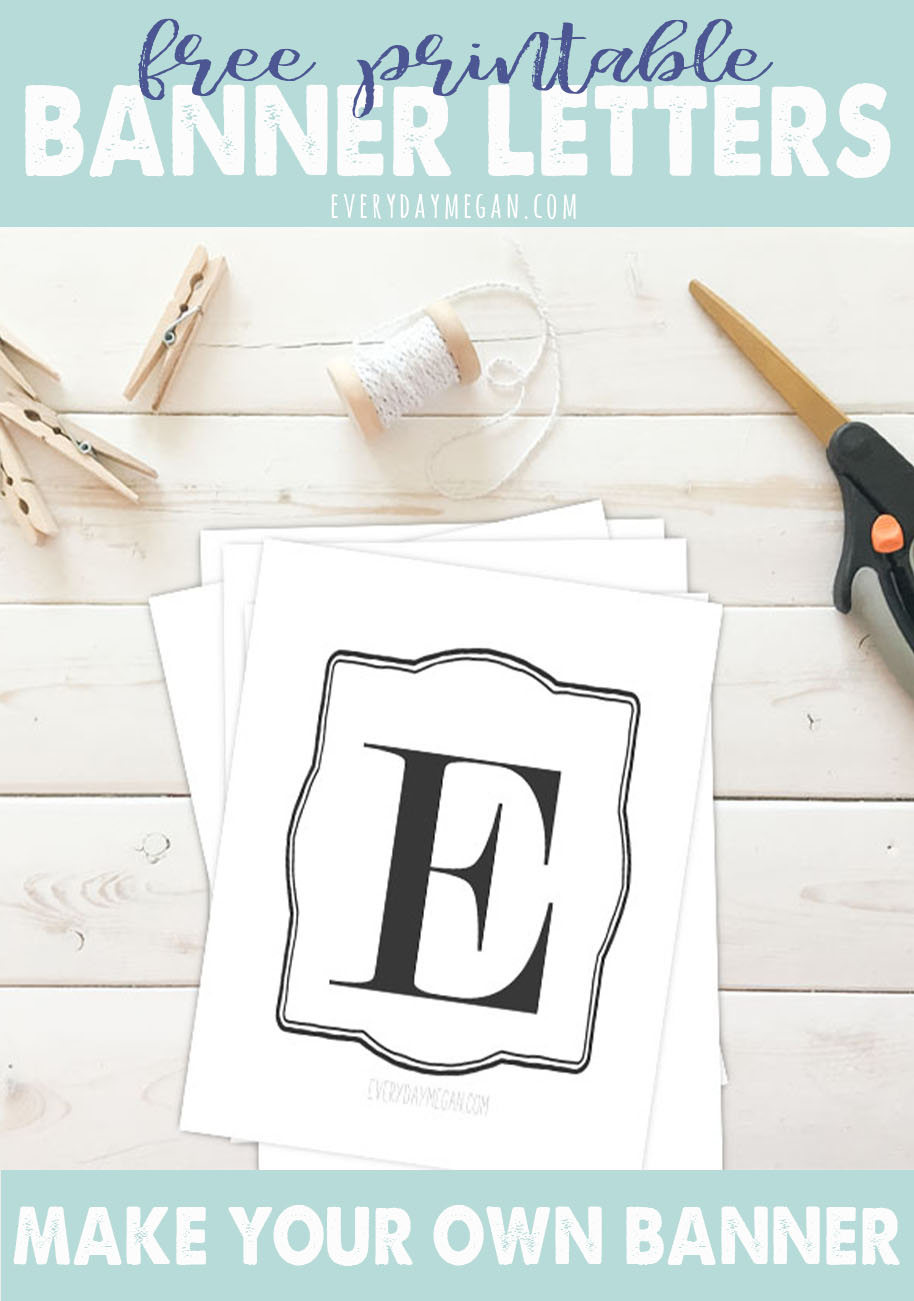 Free Printable Letters Banners Z Free Printable Letters Banners Z