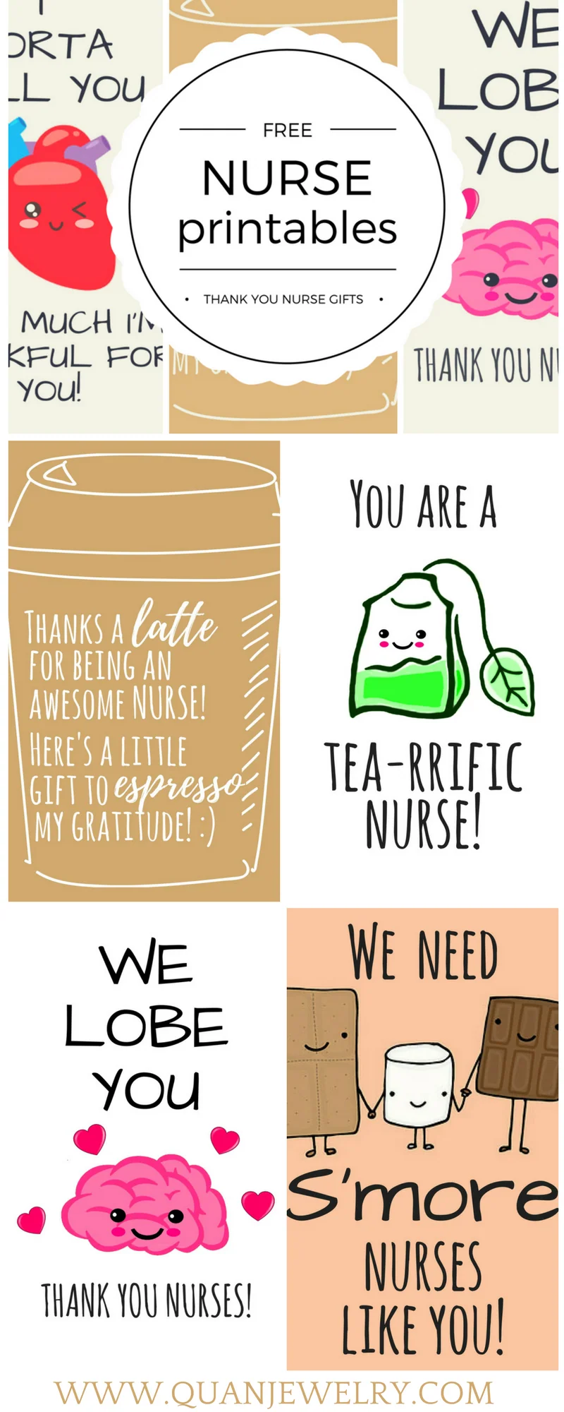 Free Printable Nurse Appreciation Thank You Cards