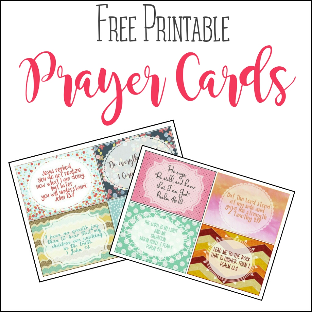 Free Printable Prayer Cards Free Printable Prayer Cards