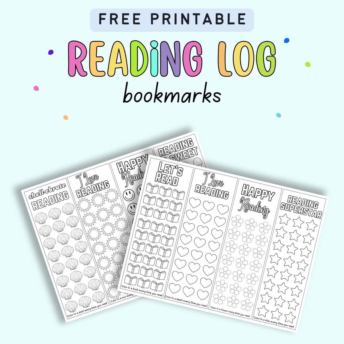 free printable math bookmarks