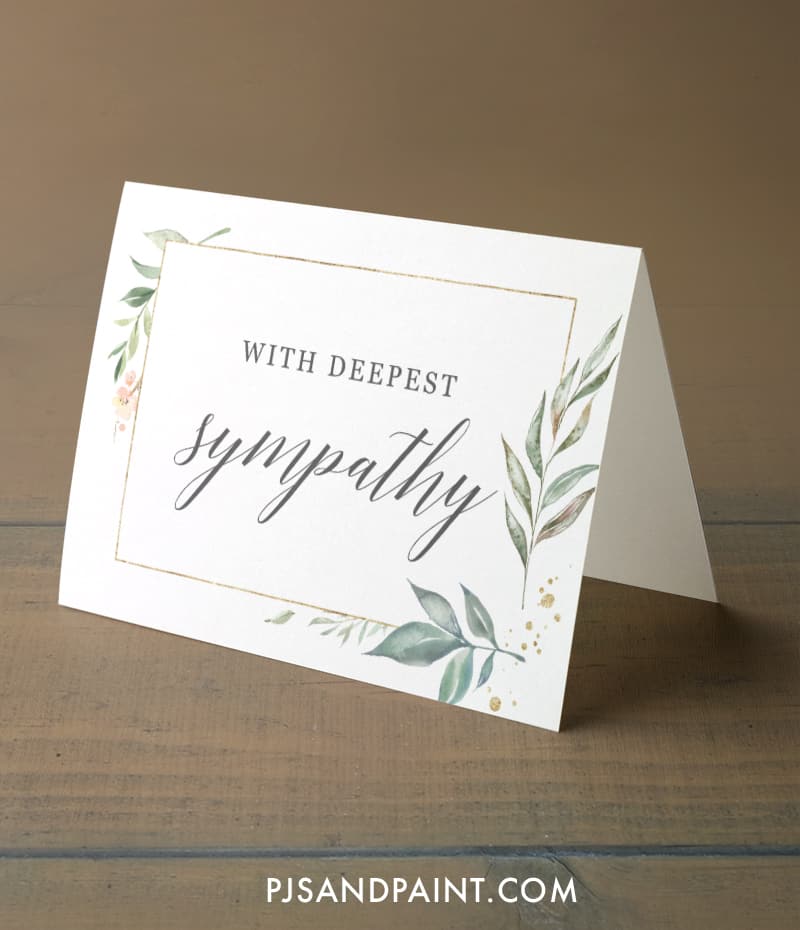 Free Printable Sympathy Card Instant Download Free Printable Sympathy Card Instant Download