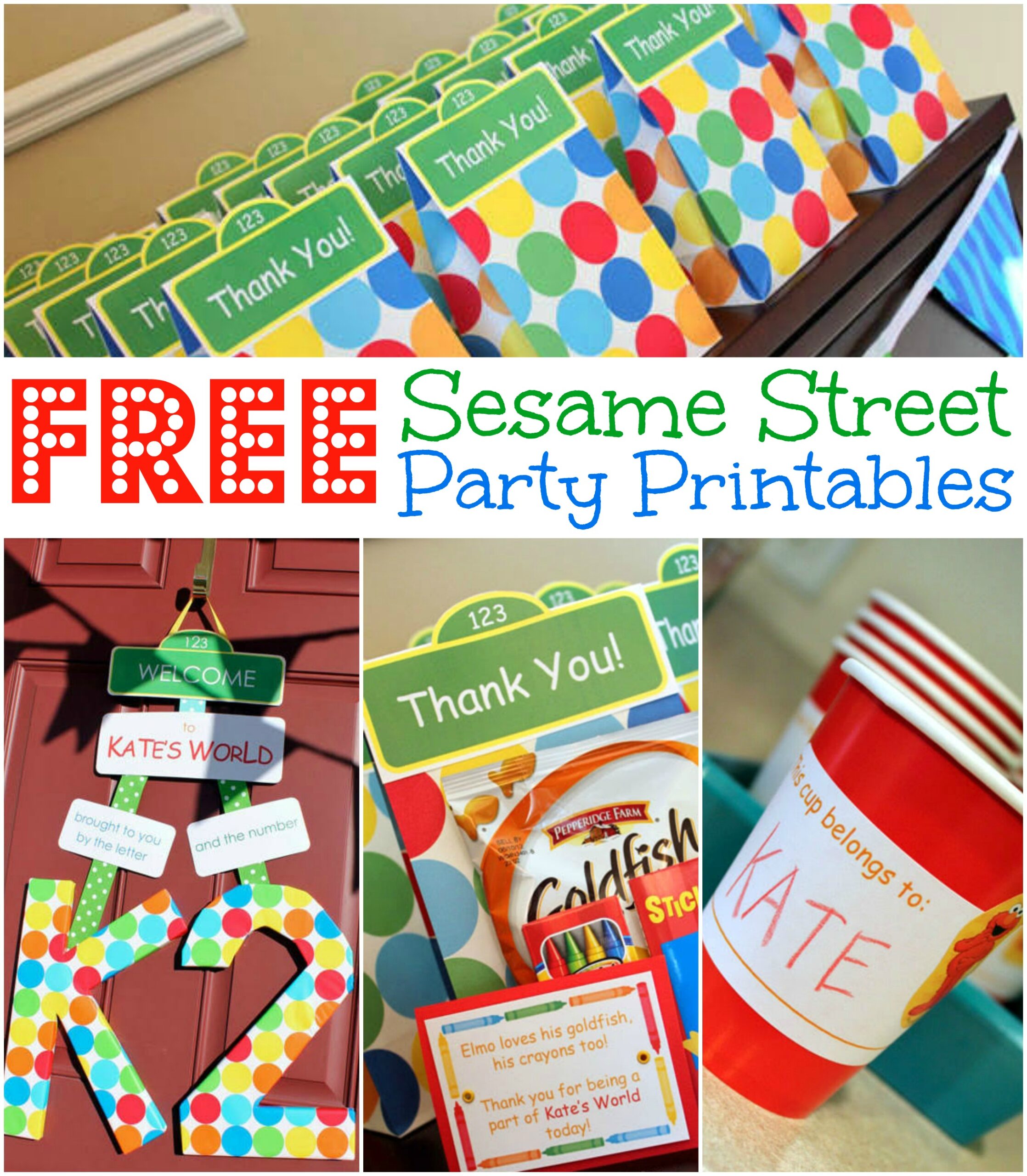 Free Sesame Street Birthday Party Printables Free Sesame Street Birthday Party Printables
