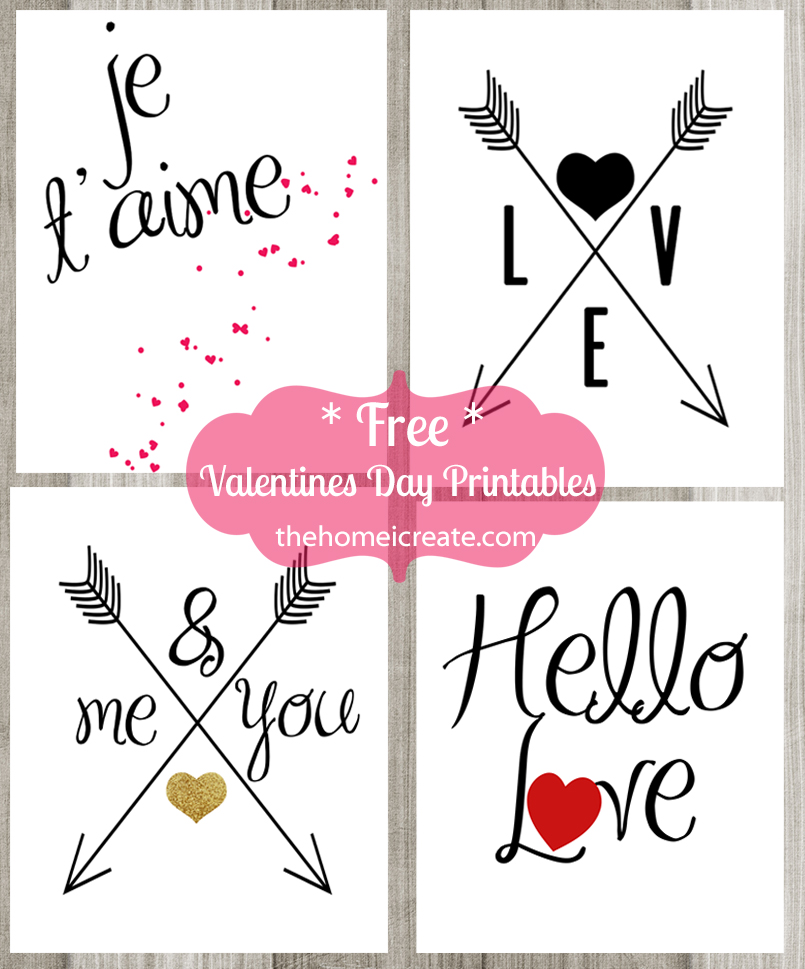 Free Valentines Day Printables Free Valentines Day Printables