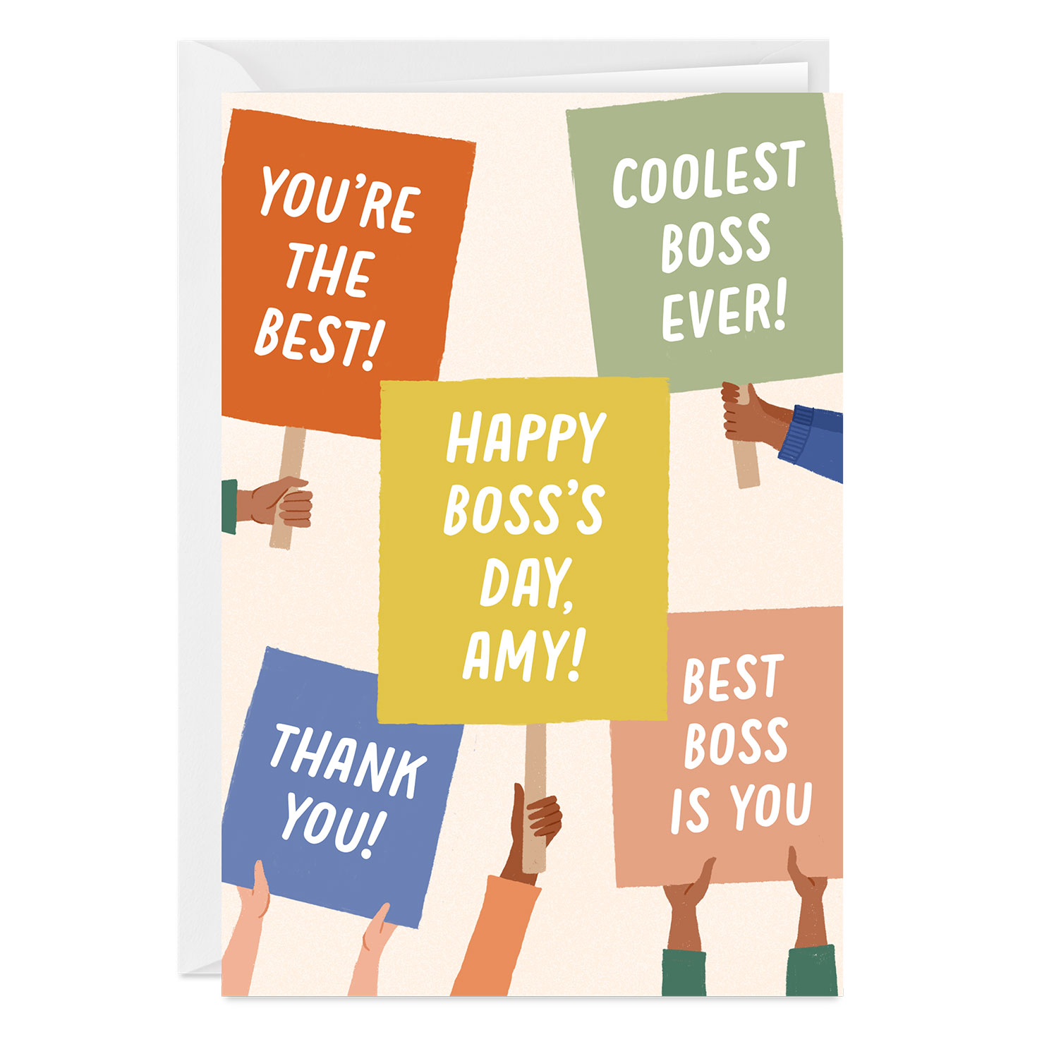 Fun Signs Custom Bosss Day Card 2PGM4311 Fun Signs Custom Bosss Day Card 2PGM4311