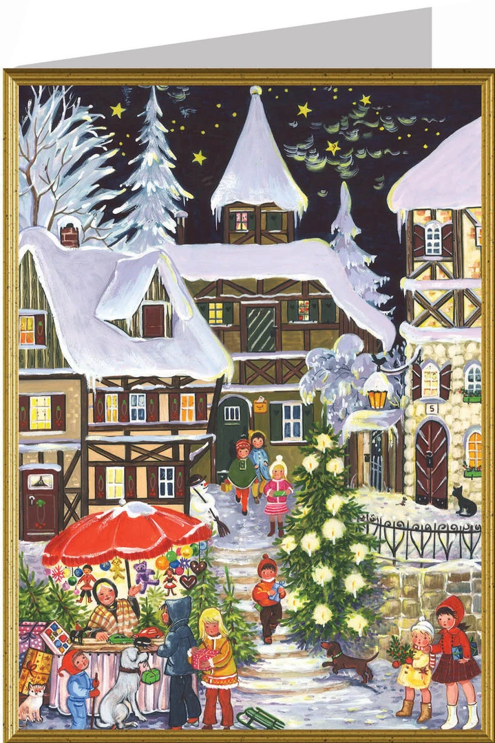 German Village German Christmas Card German Village German Christmas Card
