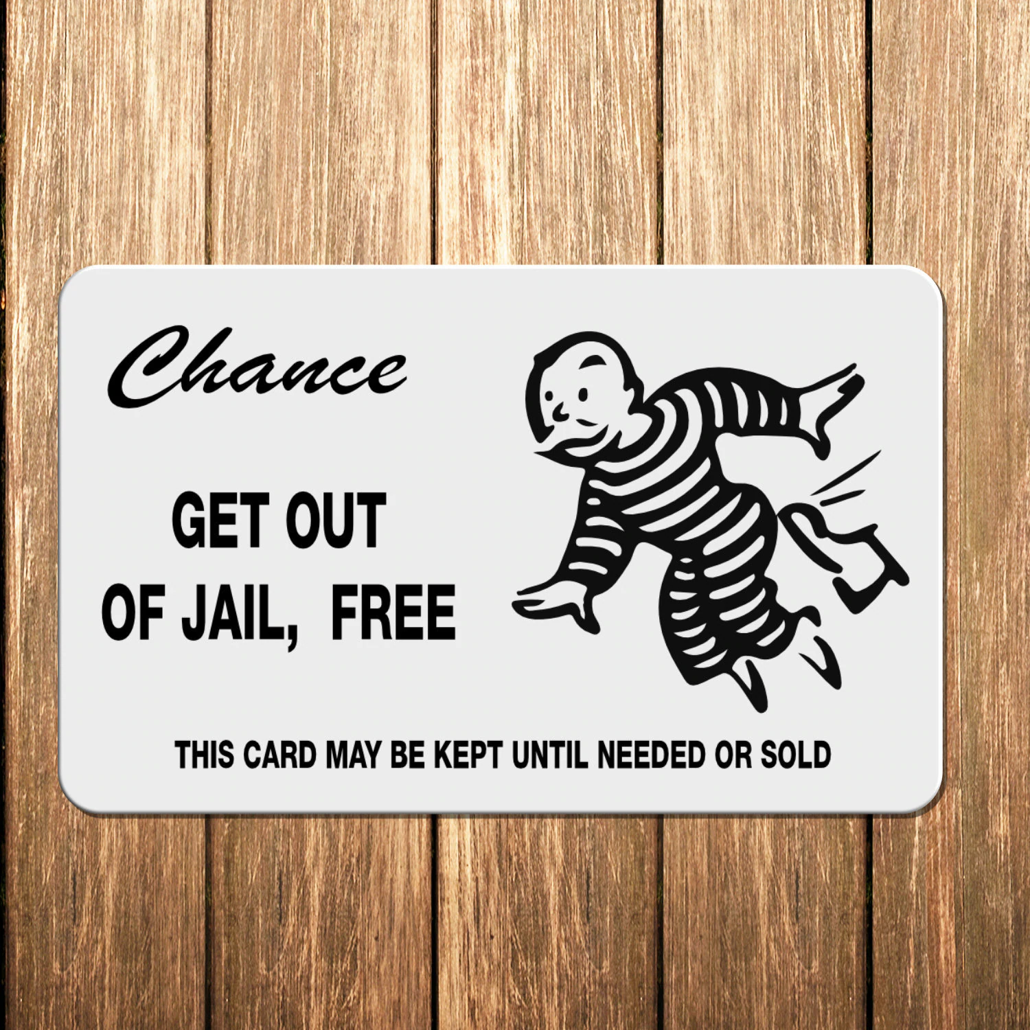 Get Out Of Jail Free Card Funny Gag Gift Get Out Of Jail Free Card Funny Gag Gift