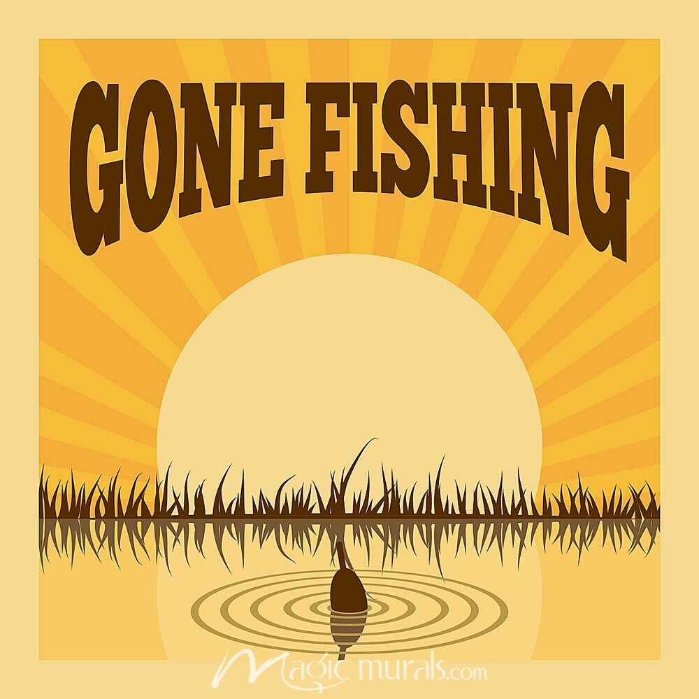 Gone Fishing Poster Gone Fishing Poster
