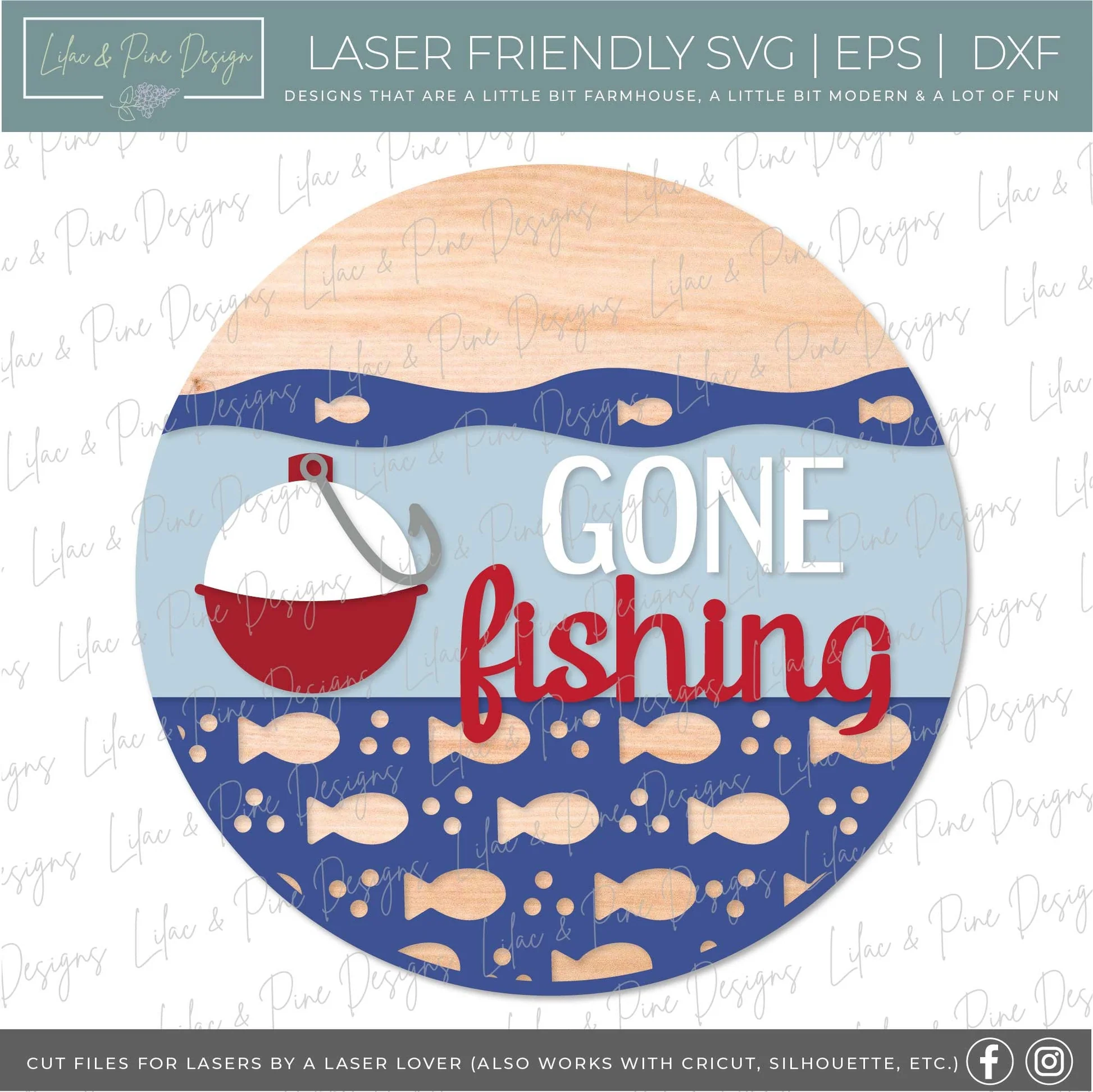 Gone Fishing Sign Fishing Lure Door 39434 Gone Fishing Sign Fishing Lure Door 39434