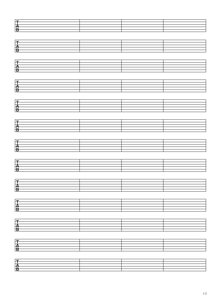 Guitar Tabs Guitar Tabs