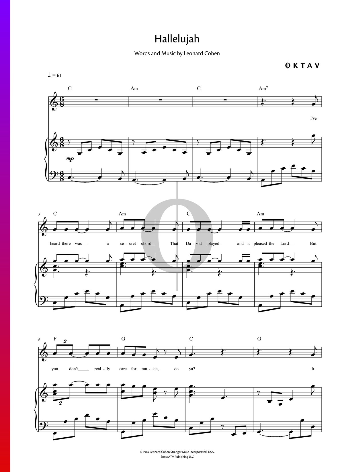 Hallelujah Leonard Cohen