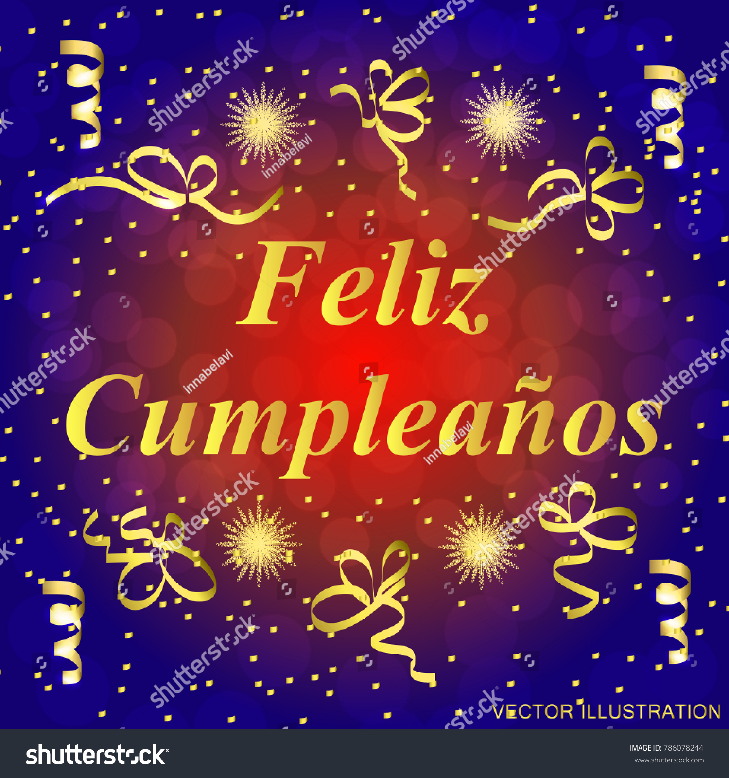 Happy Birthday Spanish Greeting Card Brightly 786078244