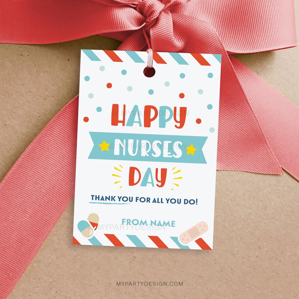 Happy Nurses Day Tag Printable Pdf