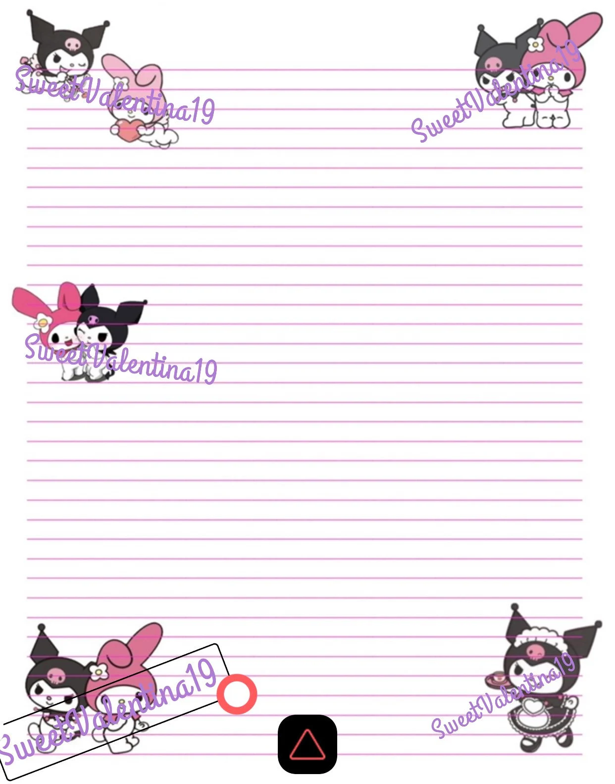Hello Kitty And Friends Inspired Lined Hello Kitty And Friends Inspired Lined