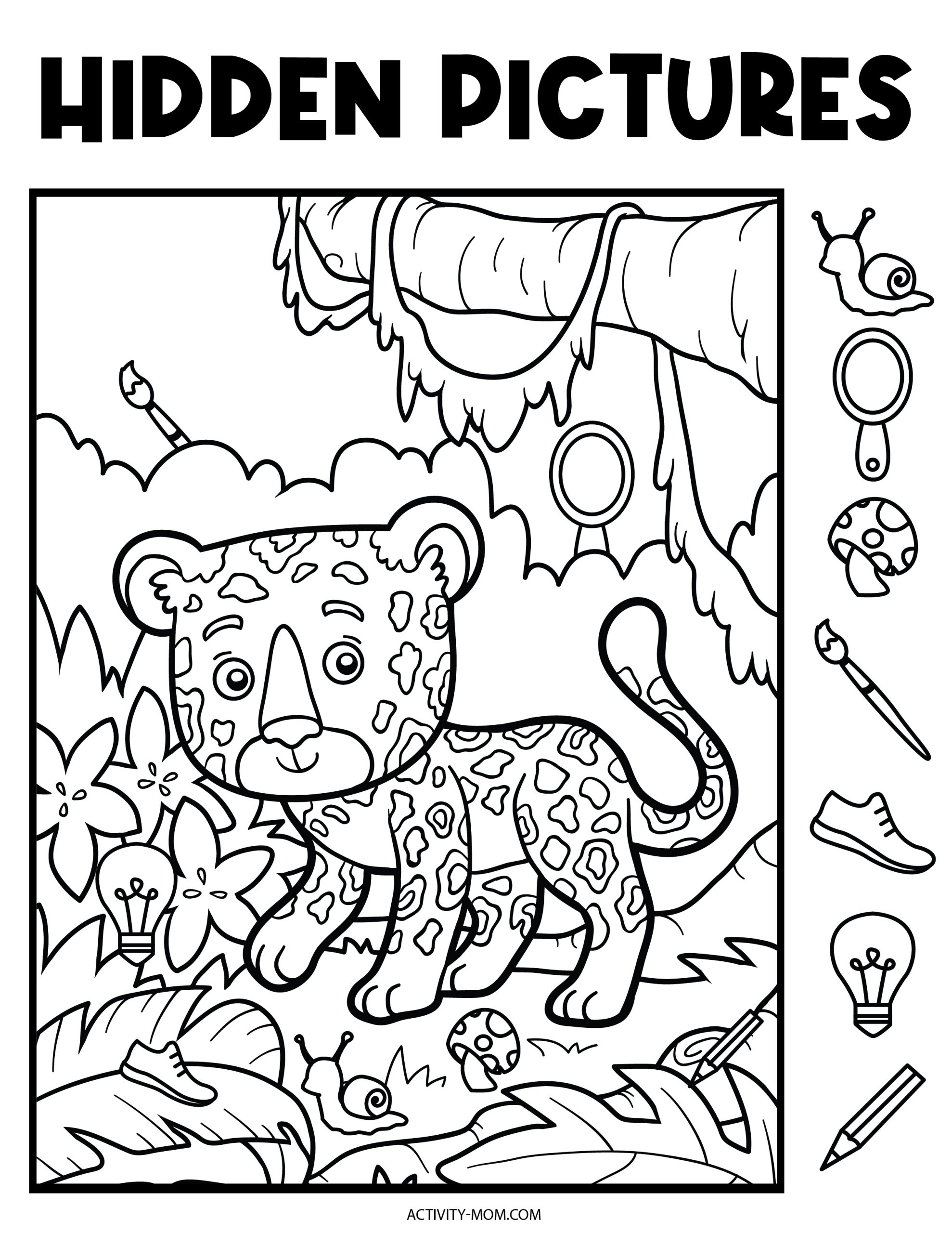 Hidden Pictures Printables
