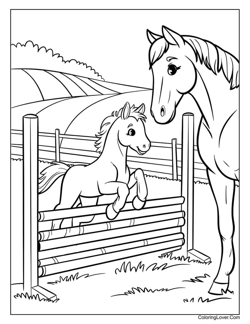Horse Coloring Pages Horse Coloring Pages