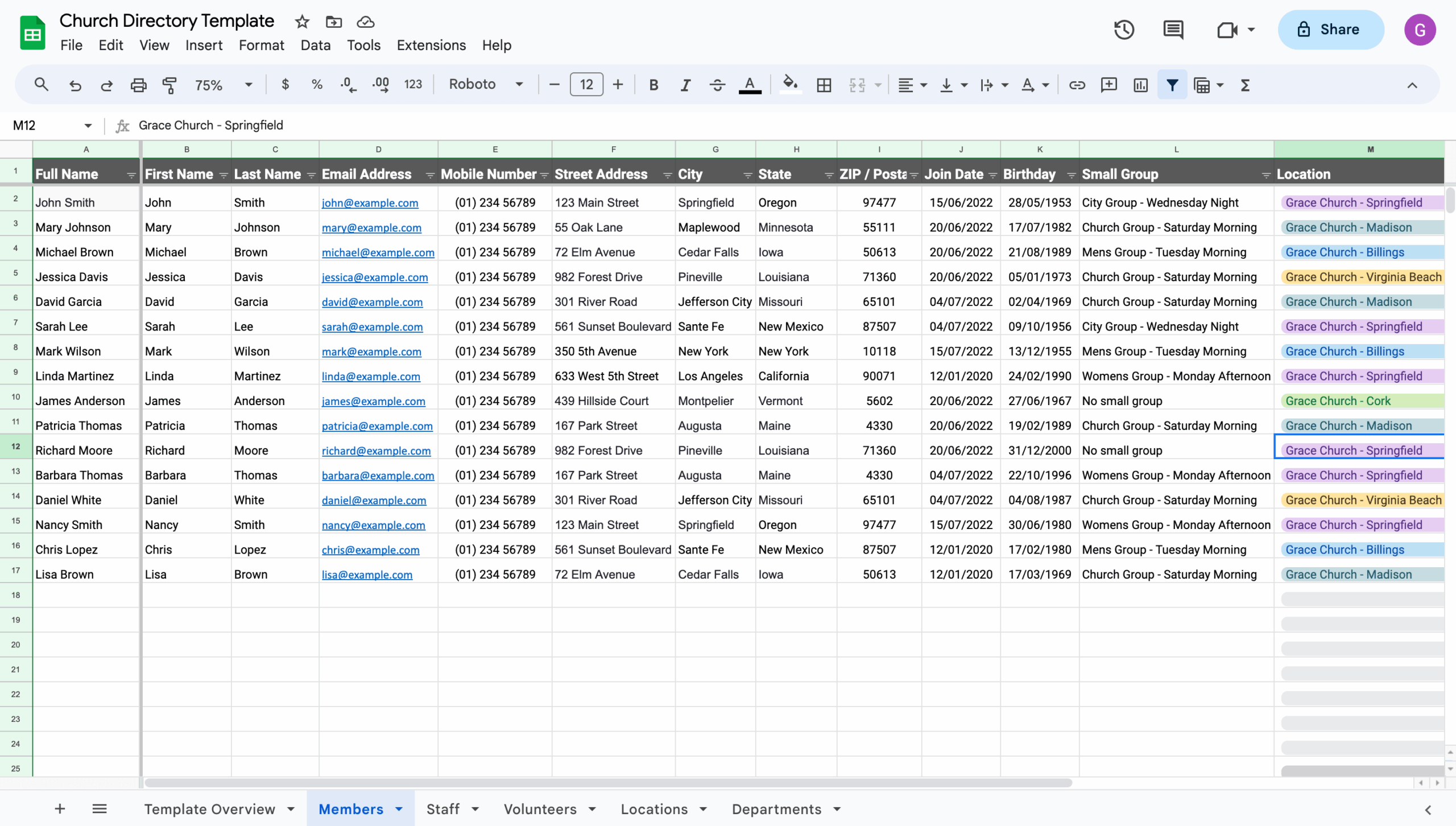 How To Build A Church Directory